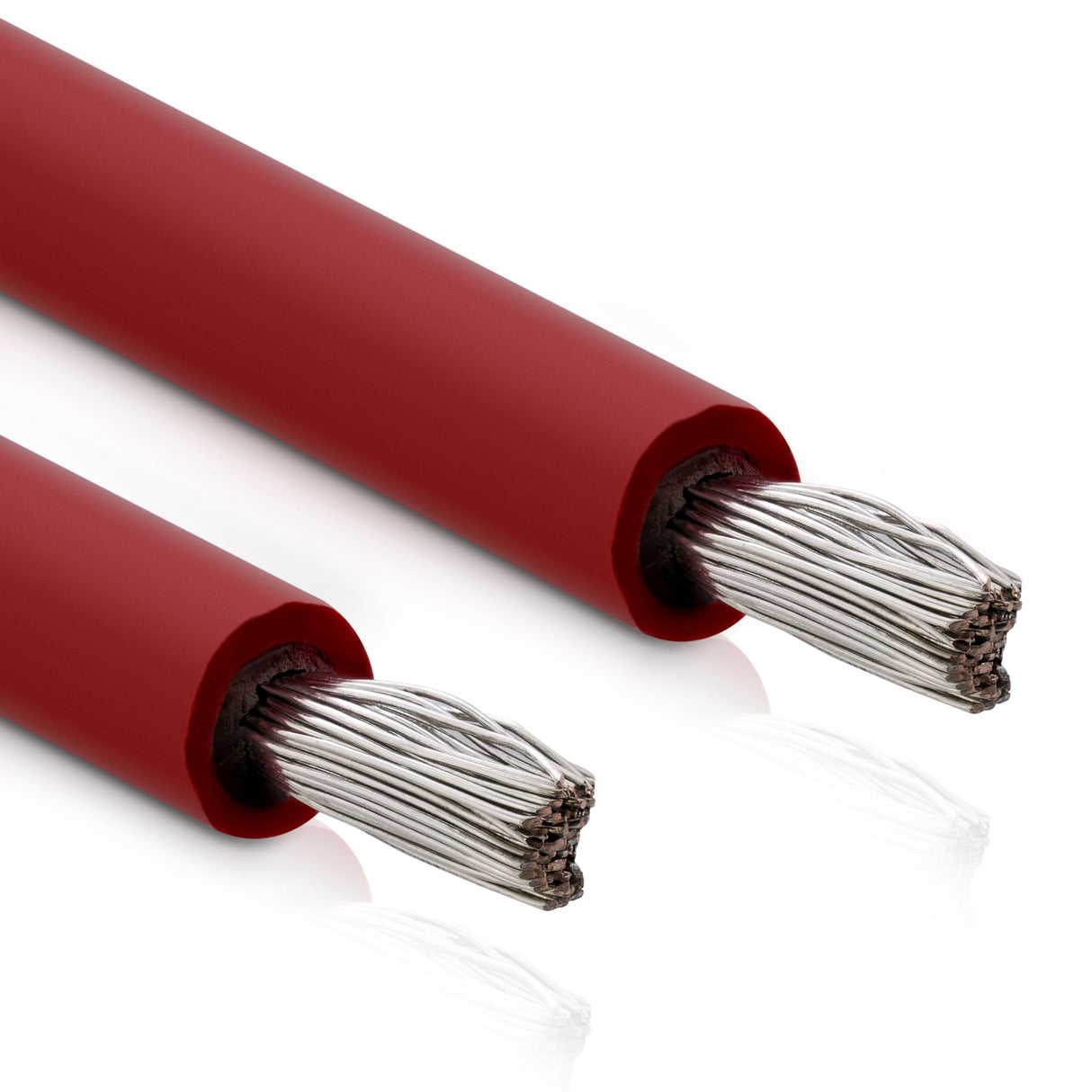 InLine Cable solar de 6 mm², 100 m, cable de instalación, por metro, rojo, H1Z2Z2-K, fotovoltaico, resistente a los rayos UV y duradero, 94600R