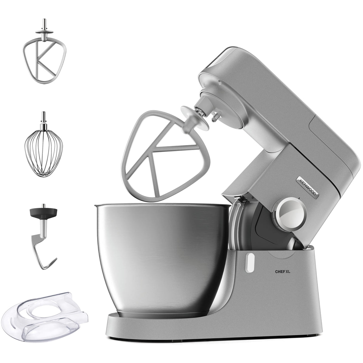 Kenwood KVL4100S Amasadora Planetaria, 50 W, 6.7 Litros, Plata