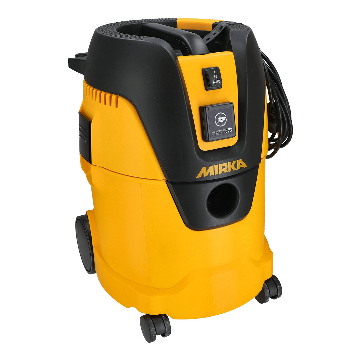 Mirka Aspirador Industrial en seco y húmedo 25 litros/Manguera de aspiración / 1000 W de Potencia/Incluye Adaptador para lijadoras Juego de boquillas
