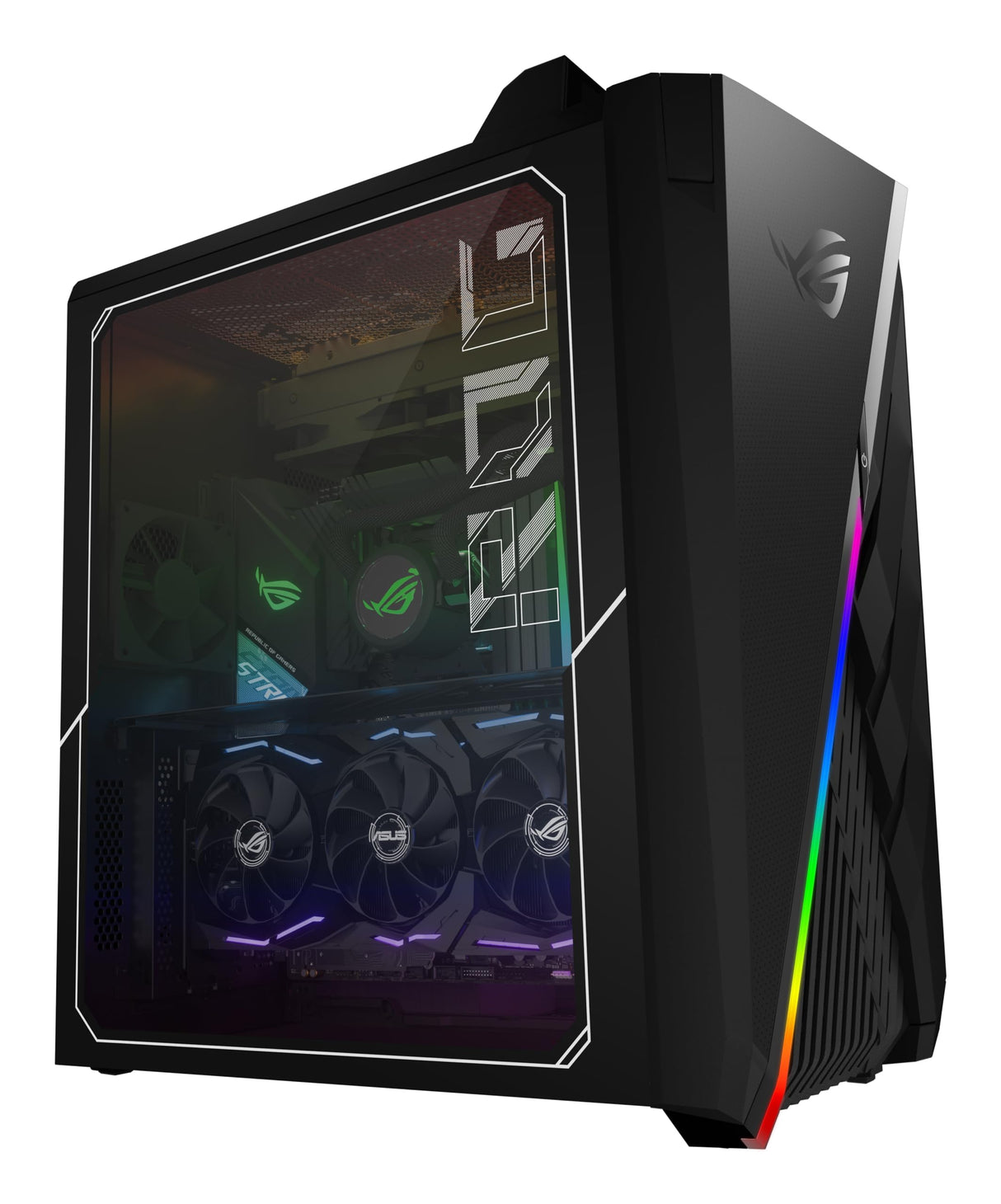 ASUS ROG Strix GA35 G35DX-SP004D - Sobremesa Gaming de (AMD Ryzen 7 5800X, 32GB RAM, 1TB + 1TB SSD, NVIDIA RTX 3080 10GB, Sin Sistema Operativo) Negro Estrella