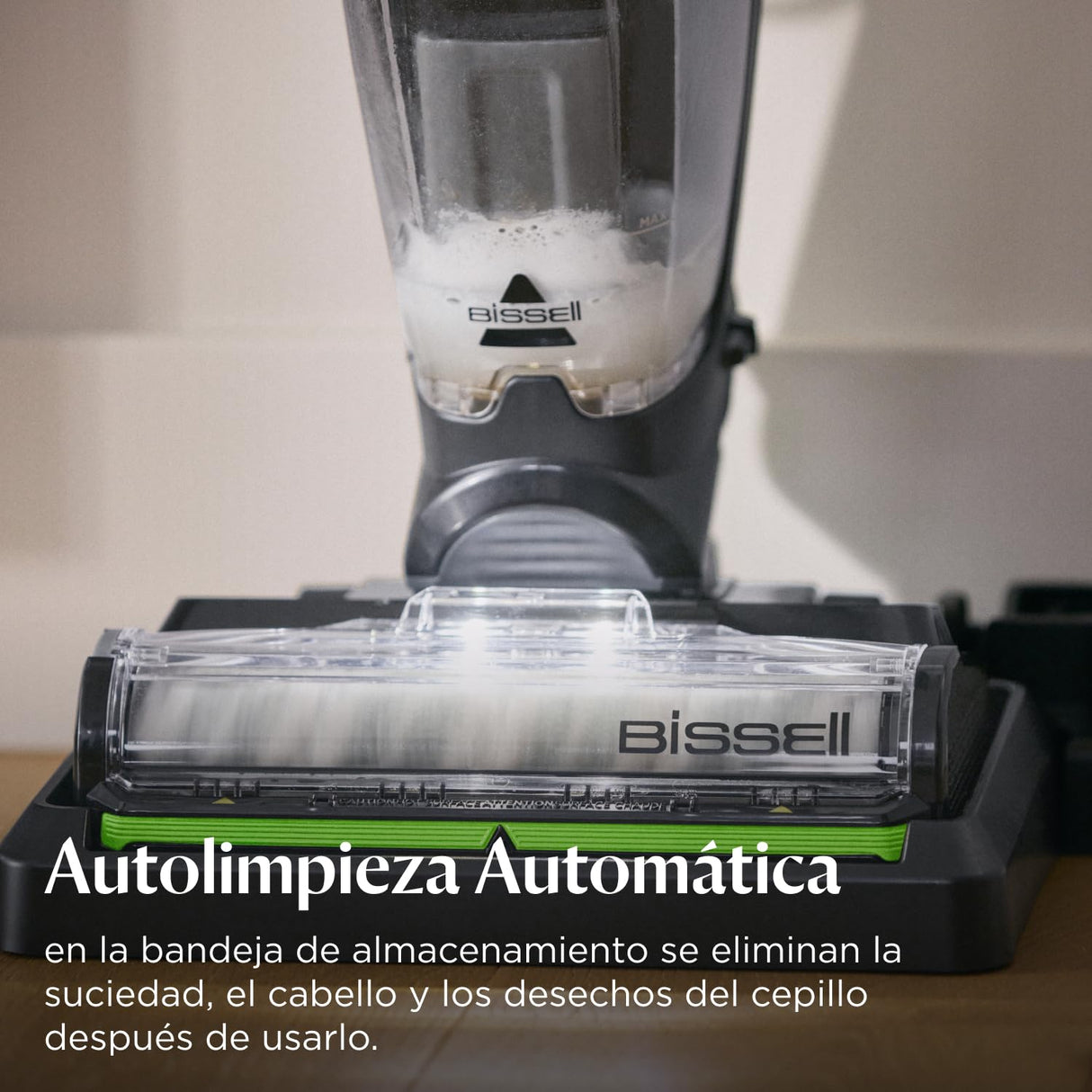 Bissell CrossWave HydroSteam Pet, Aspiradora de Mano con Cable, Aspira, Mopa y Seca, Escoba Vertical Potente, con Modo de Vaporeta, Ideal para Dueños de Mascotas, Limpieza Multisuperficie, 3517N
