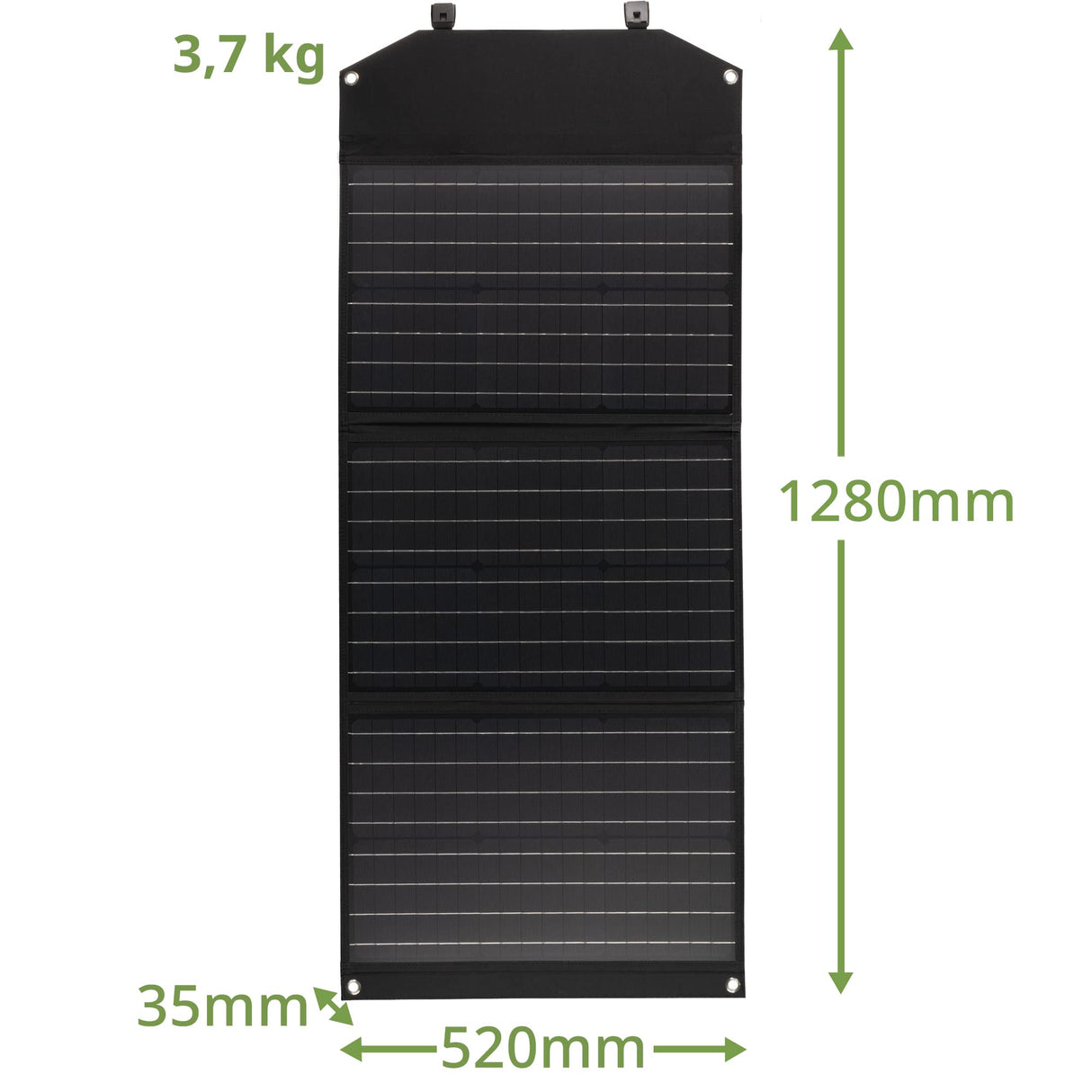 Bresser Cargador solar de 90 W con 1 CC y 3 puertos USB-A, incluye conector USB-A hembra con QC3.0 para carga rápida, panel solar como cargador para smartphones, estaciones de alimentación, etc.
