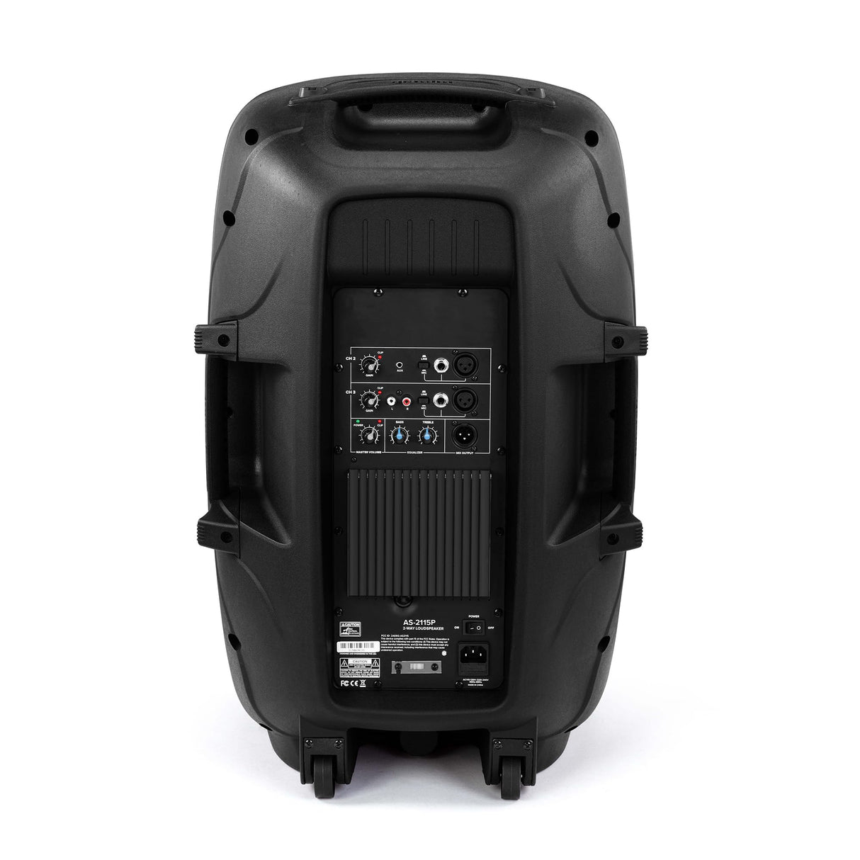 Gemini AS-2115P: 2000 WaTT Active 15” Loudspeaker