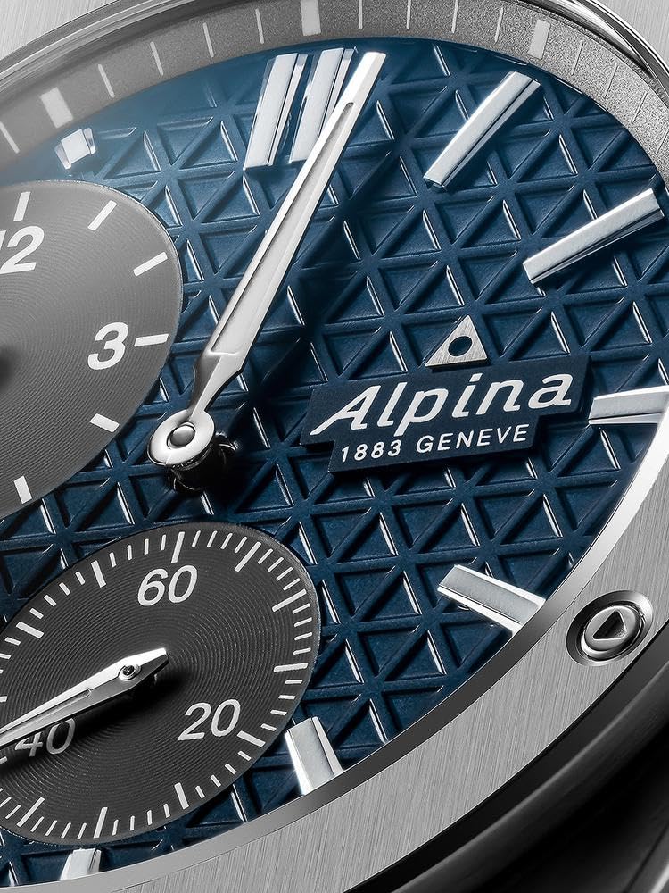 Alpina Reloj Analógico para Hombre de Cuarzo con Correa en Acero Inoxidable mid-39680