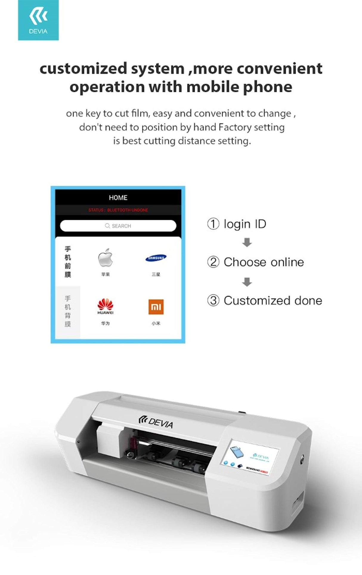 Devia Plotter Bluetooth corta películas en nanotecnología