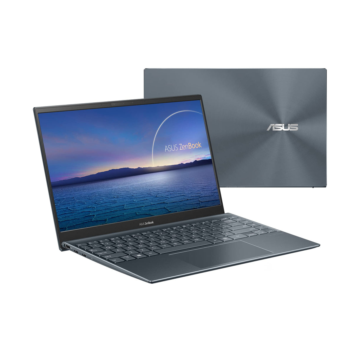 Asus ZenBook 14 UX425EA - Ordenador Portátil de 14" Full HD (Intel Core i7-1165G7, 16GB RAM, 512GB SSD, Iris Xe Graphics, Sin Sistema Operativo) Gris Pino - Teclado QWERTY español