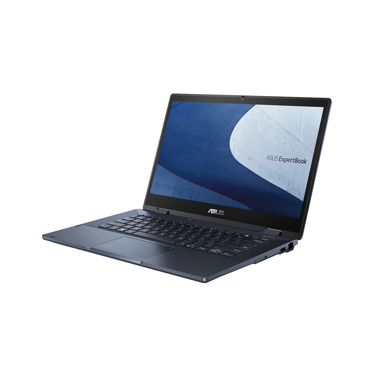 ASUS ExpertBook B3 Flip B3402FBA-EC0434X - Ordenador Portátil 14" Full HD (Intel Core i5-1235U, 8GB RAM, 256GB SSD, Iris Xe Graphics, Windows 11 Pro) Negro Estrella - Teclado QWERTY español