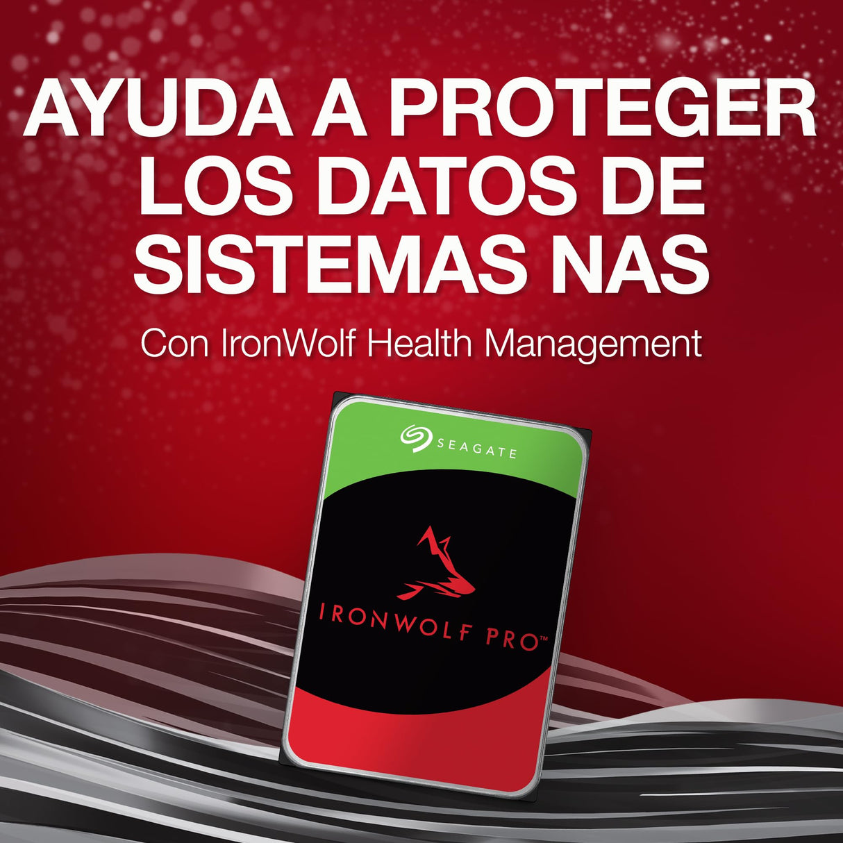 Seagate IronWolf Pro 28TB, Enterprise HDD NAS Interno, CMR, SATA a 6 GB/s, 7200 RPM, caché de 512 MB, Data Rescue Service (ST28000NTZ00)
