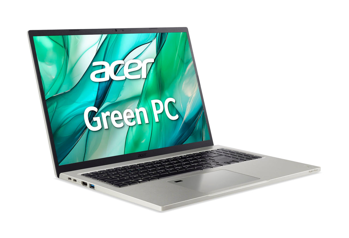 Acer Aspire Vero AV16-51P-73AQ - Ordenador Portátil Ecológico 16" FullHD (Intel Core Ultra 7 i55U, 16GB RAM, 1024 GB SSD, Intel Graphics, Windows 11 Home) Gris - Teclado QWERTY Español