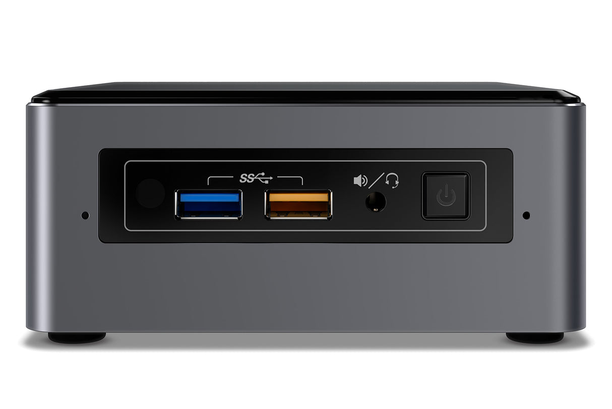 INTEL NUC BOXNUC7I5BNHXF - Ordenador Mini PC Core i5-7260U, 4 GB DDR4 RAM Pre-instalada, Optane Memory 16 GB + 1 TB HDD, Iris Graphics 640, Windows 10