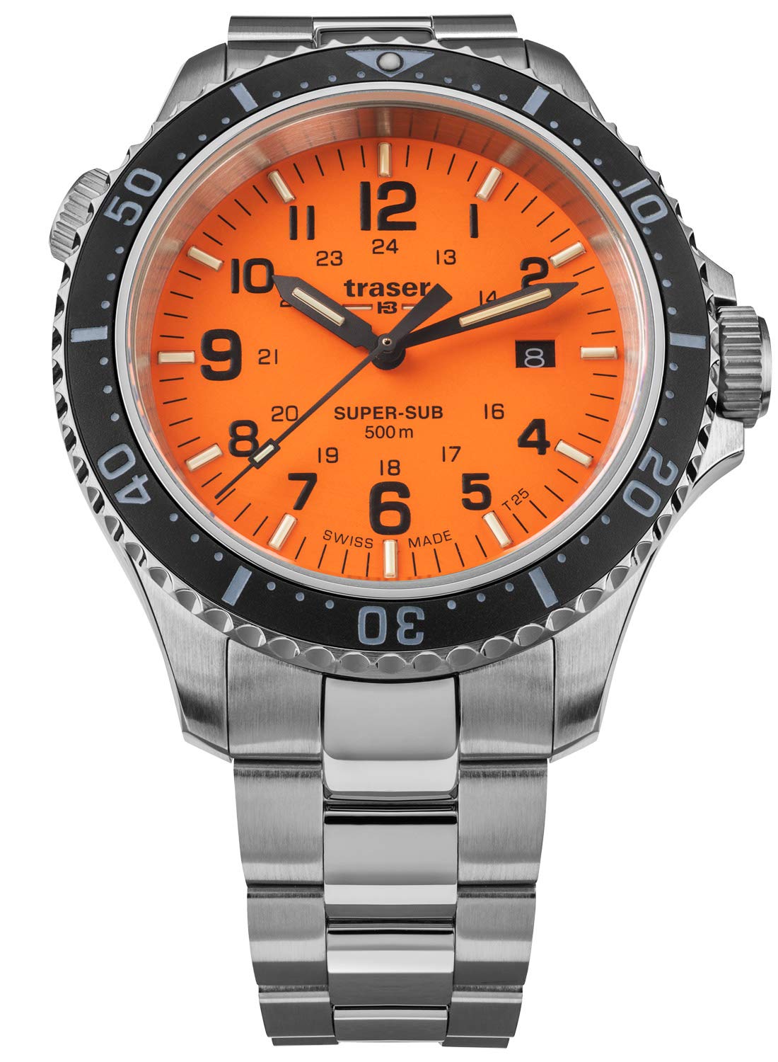 Traser Reloj Analógico para Hombre de Cuarzo con Correa en Acero Inoxidable 109379