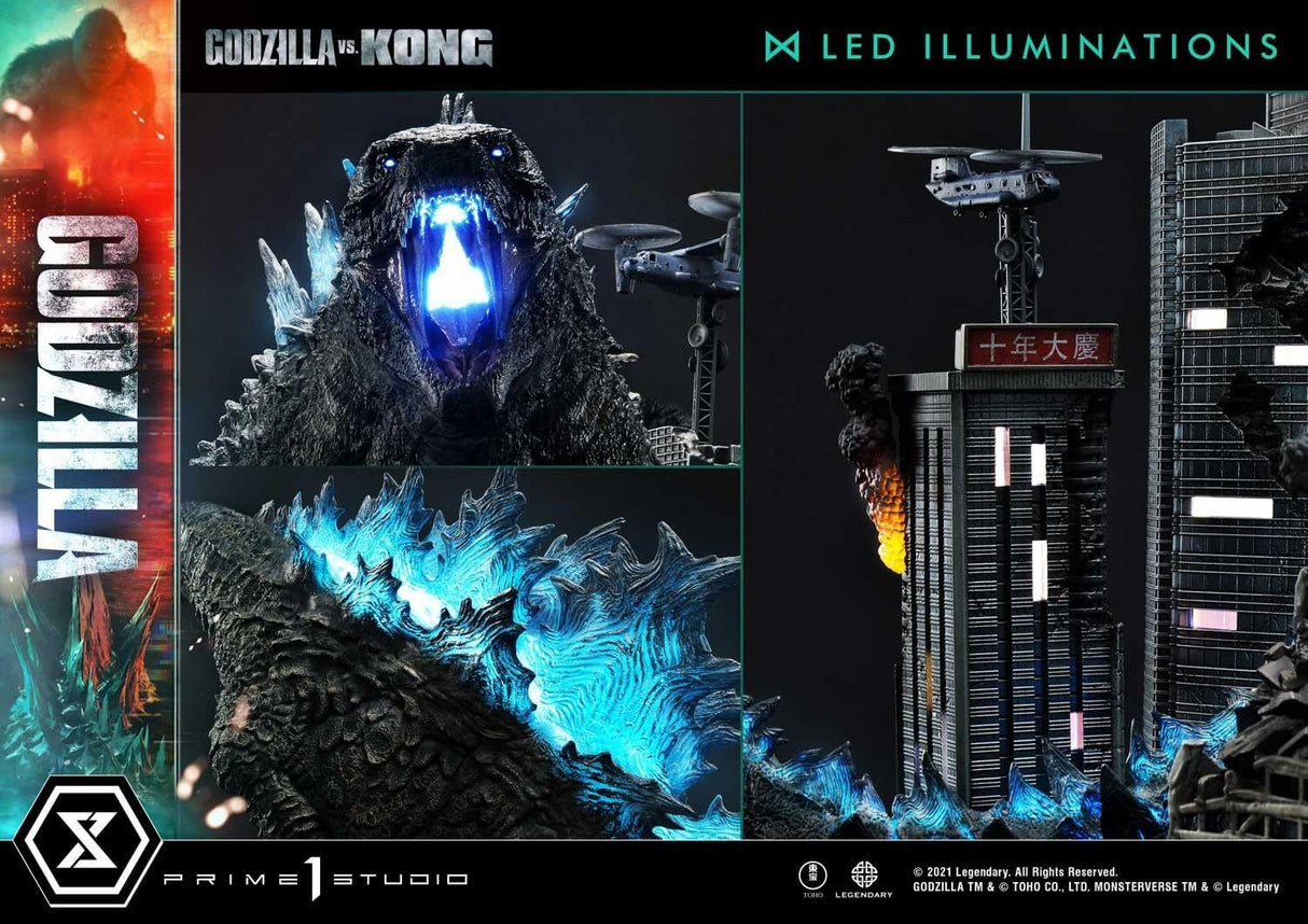 Prime 1 Studio Godzilla vs. Kong Godzilla Final Battle - Figura Decorativa (60 cm)