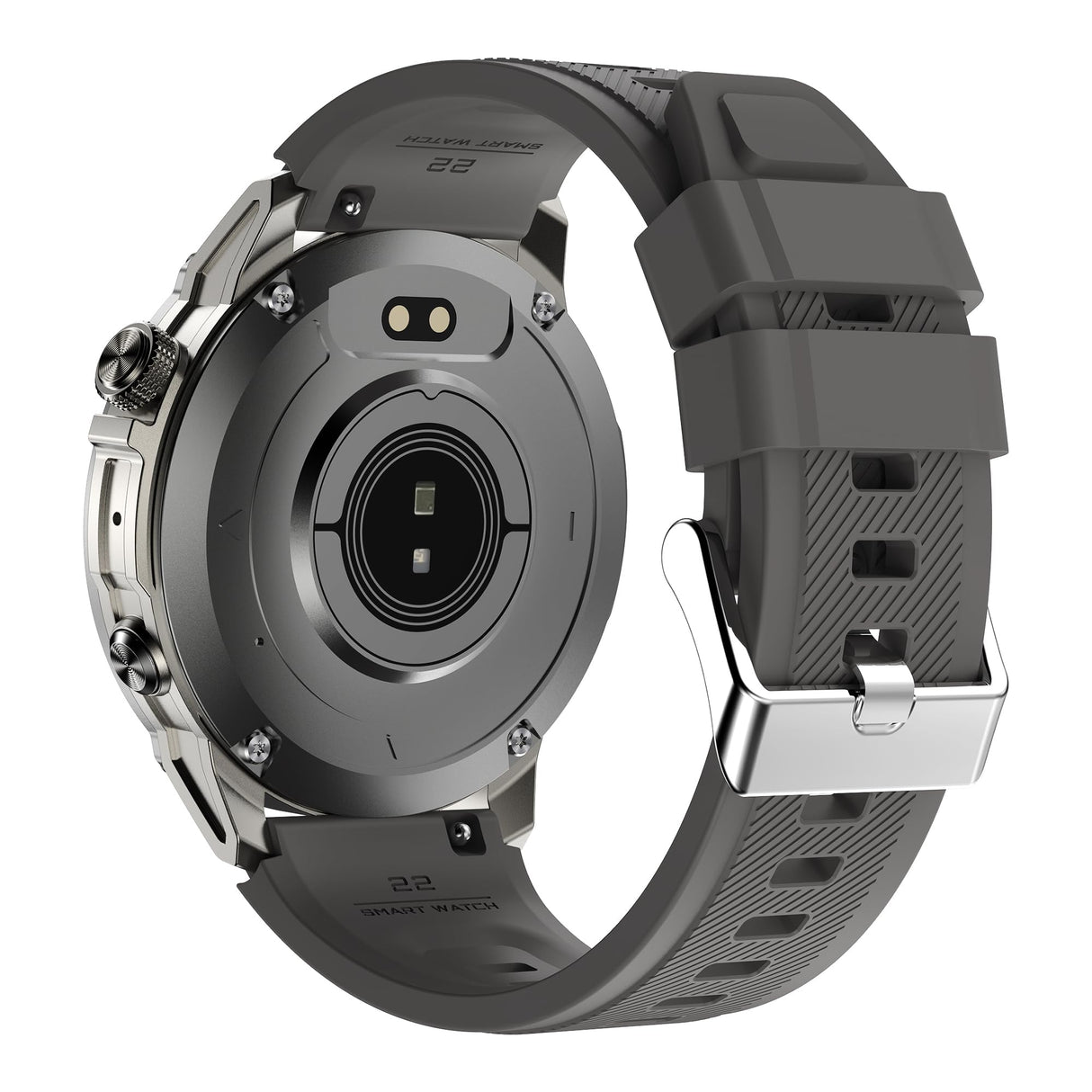 VALDUS VG40 Pro (2025) Grey, Reloj de Salud, Reloj Inteligente, con función de teléfono, Pantalla AMOLED, Deportivo, Robusto, Gris, Normal, Gris, Normal
