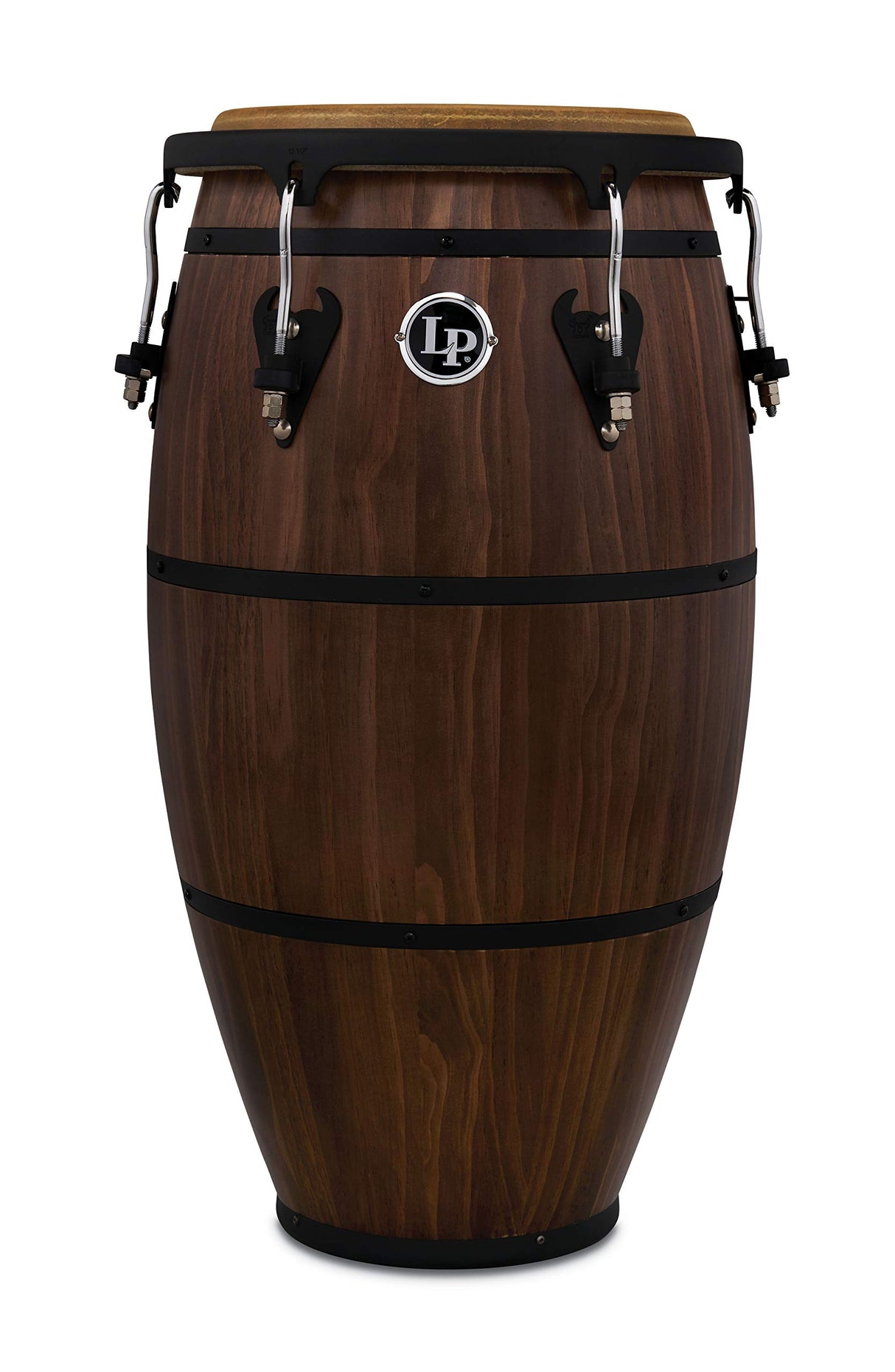 Latin Percussion Conga Matador Whiskey Barrel Tumba 12,5" LP754S-WB, Whiskey Barrel, Hardware negro