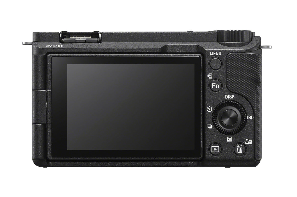 Sony Alpha ZV-E10 II, Cámara de vídeo APS-C mirrorless de Objetivo Intercambiable (vídeo 4K60p, grabación en 4:2:2 de 10 bits, 26 MP, estabilización Digital Avanzada, Eye AF en Tiempo Real)