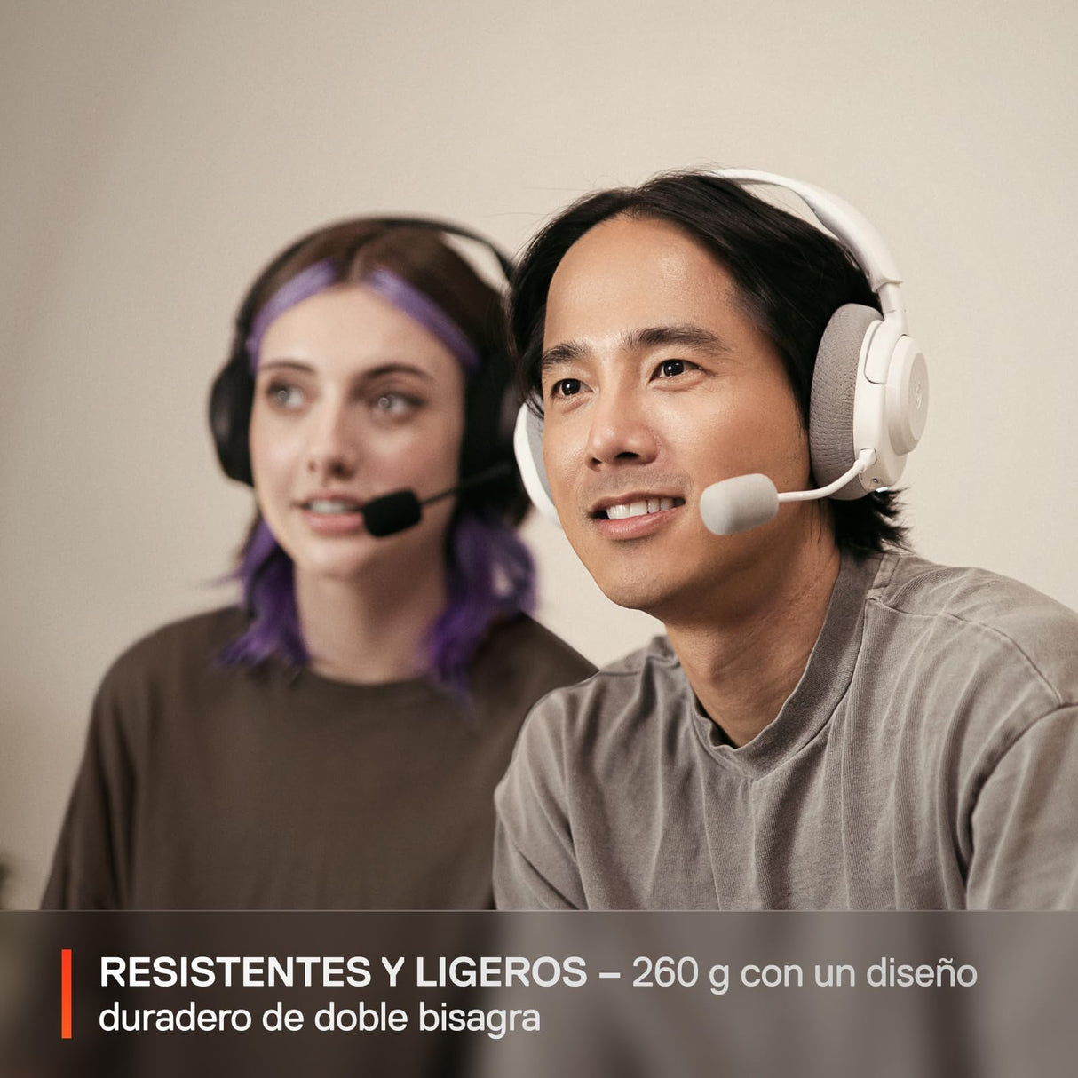 SteelSeries Arctis Nova 3X Wireless Auriculares Gaming multiplataforma - App - Batería 40h - Controladores magnéticos de neodimio - 2,4 GHz/Bluetooth - Micro extraíble - Xbox, PS, PC, Switch -Blanco