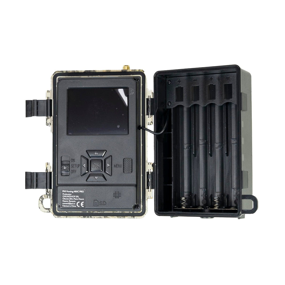 PNI Hunting 480C Pro - Kit de cámara de Caza (24 MP, 4G, Tarjeta de Memoria microSD de 32 GB, con Adaptador SD)