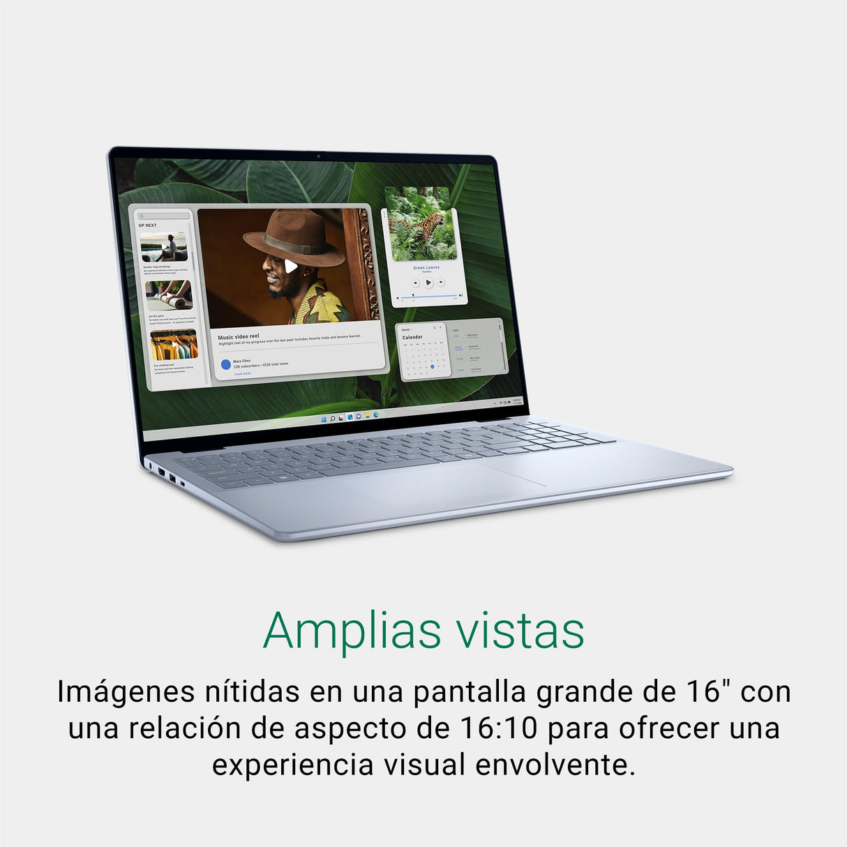 Dell Inspiron 16 5640 Ordenador Portátil de 16" FHD+, Intel Core i5-1334U, Intel Iris Xe Graphics, 16GB RAM, 512GB SSD, Fingerprint Reader, Windows 11, Teclado retroiluminado QWERTY Español, Ice Blue