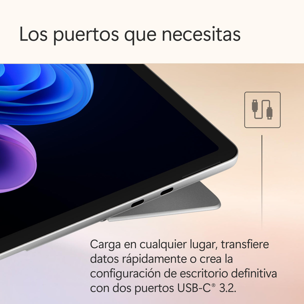 Microsoft Surface Pro | Copilot+ PC | Pantalla táctil LCD 12” | Snapdragon X Plus | 16GB RAM | Almacenamiento de 256GB | Último Modelo | Platino