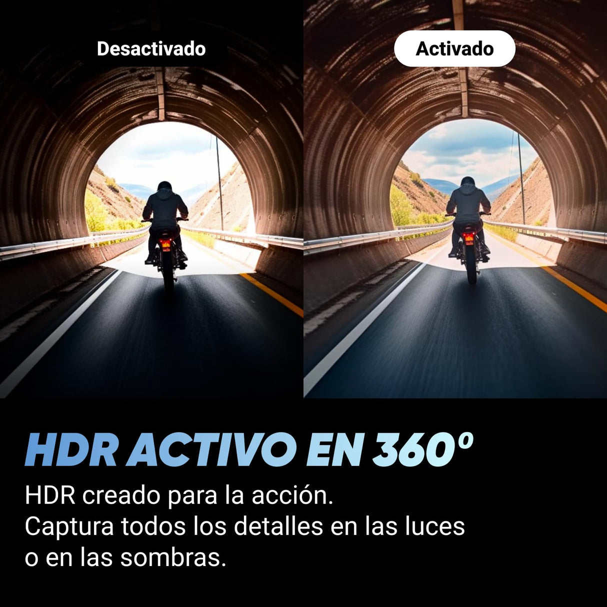 Insta360 X4 Pack Motero - Cámara de acción Impermeable 8K 360, Vídeo 4K Gran Angular, Selfie Stick Invisible, Protectores de Lente Extraíbles, 135 Min Batería, Edición IA, Estabilización