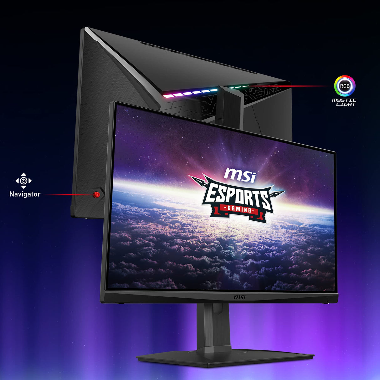MSI Monitor MAG274QRX 27" Plat, WQHD/240 Hz