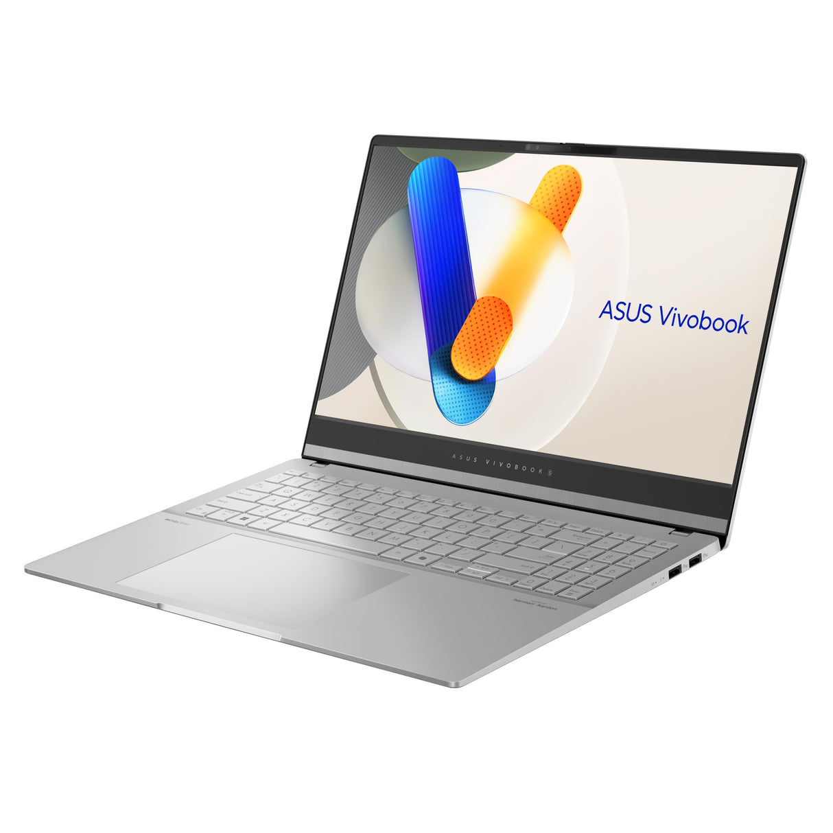 ASUS Vivobook S 15 OLED OLED M5506WA-MA042W - Ordenador Portátil 15.6" 3K 120Hz (AMD Ryzen AI 9 365, 32GB RAM, 1TB SSD, Radeon 880M, Windows 11 Home) Plata Fría - Teclado QWERTY español