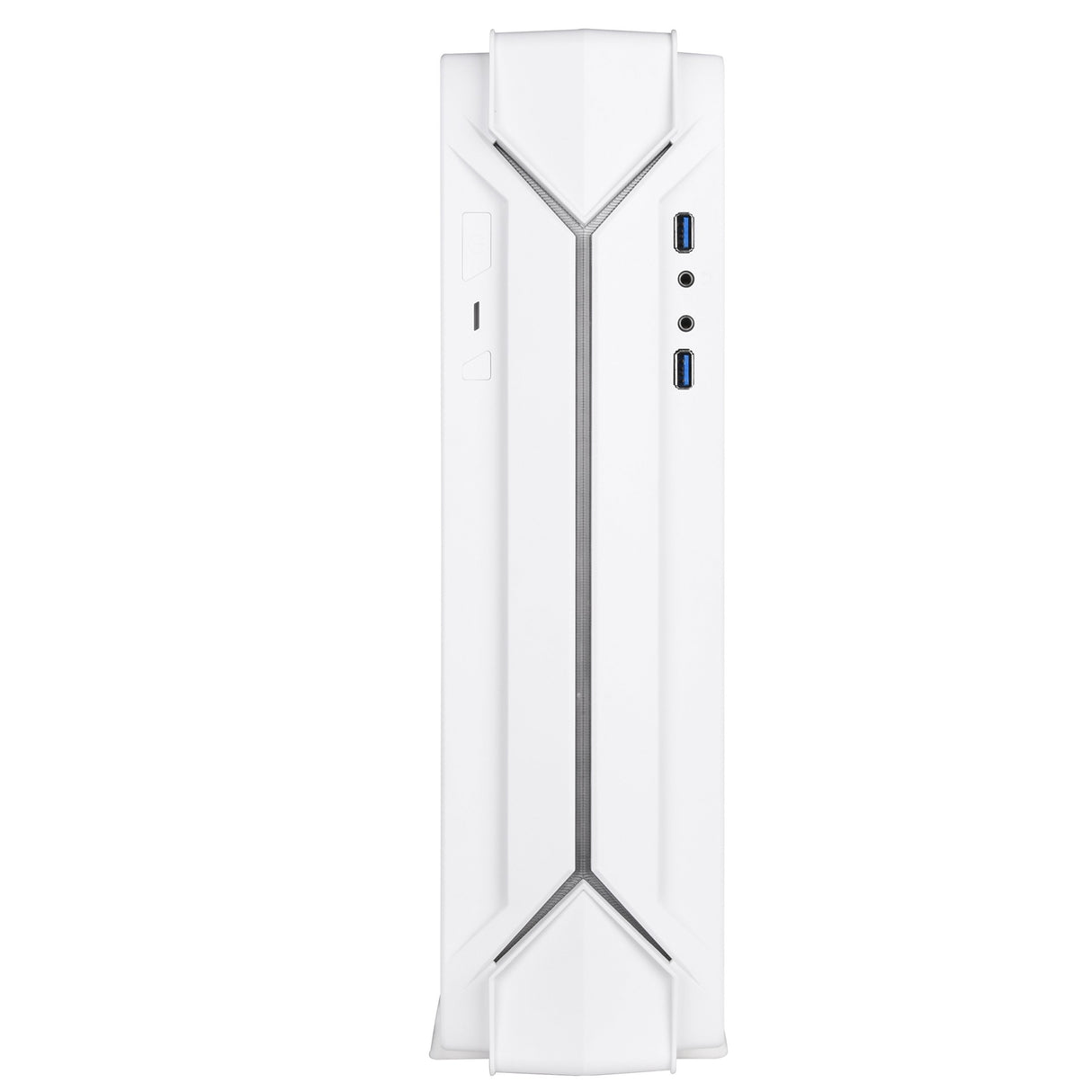 Silverstone SST-RVZ03W-ARGB - Carcasa para Ordenador Raven Mini-ITX para Videojuegos, ARGB, Blanco