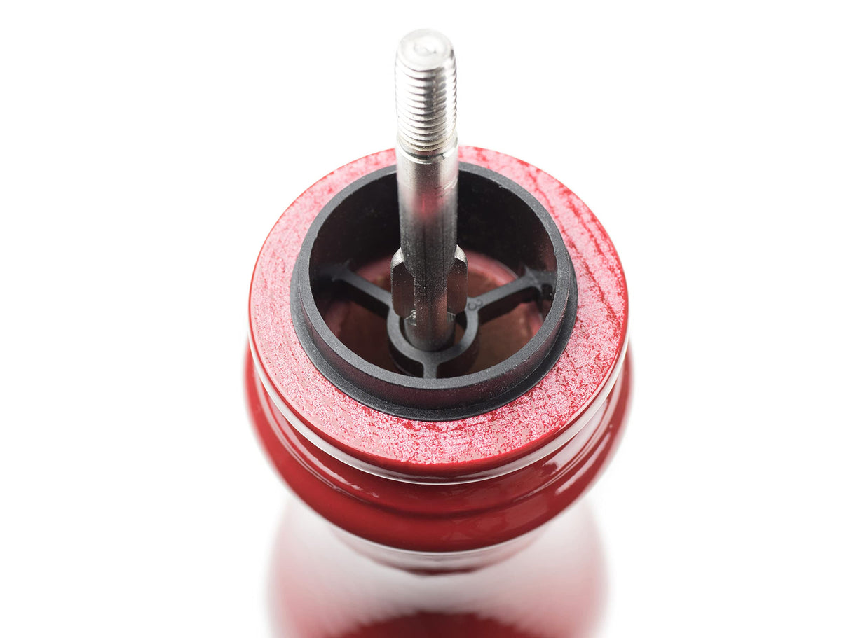 PEUGEOT Paris u'Select - Molinillo de pimienta (40 cm, 6 ajustes predefinidos, fabricado con madera certificada PEFC, fabricado en Francia), color rojo brillante