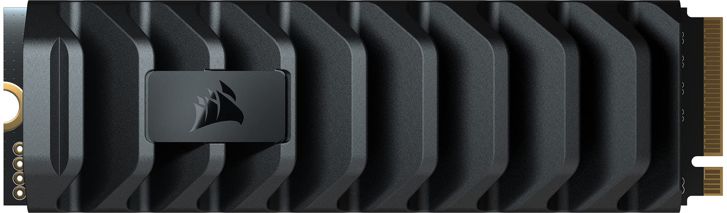 Corsair MP600 Pro XT 8TB Gen4 PCIe x4 NVMe M.2 SSD - Velocidades de Lectura y Escritura secuencial de hasta 7.000 MB/s y 6.100 MB/s, TLC NAND de Alta Densidad – Disipador Térmico de Aluminio - Negro
