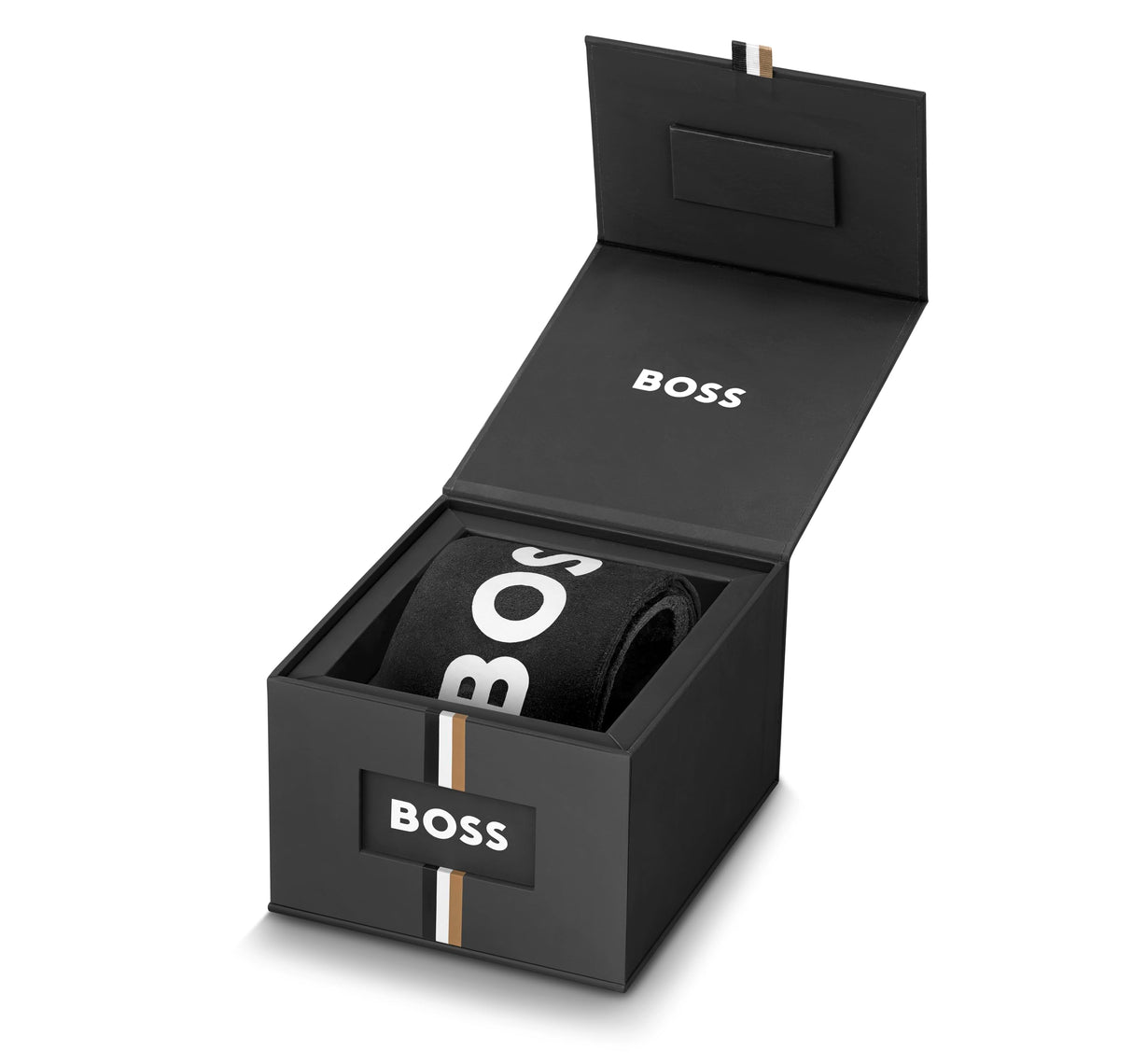 BOSS Reloj Analógico de Cuarzo Multifunción para Mujer Colección Symphony con Correa de Malla de Acero Inoxidable de Oro Rosa - 1502424