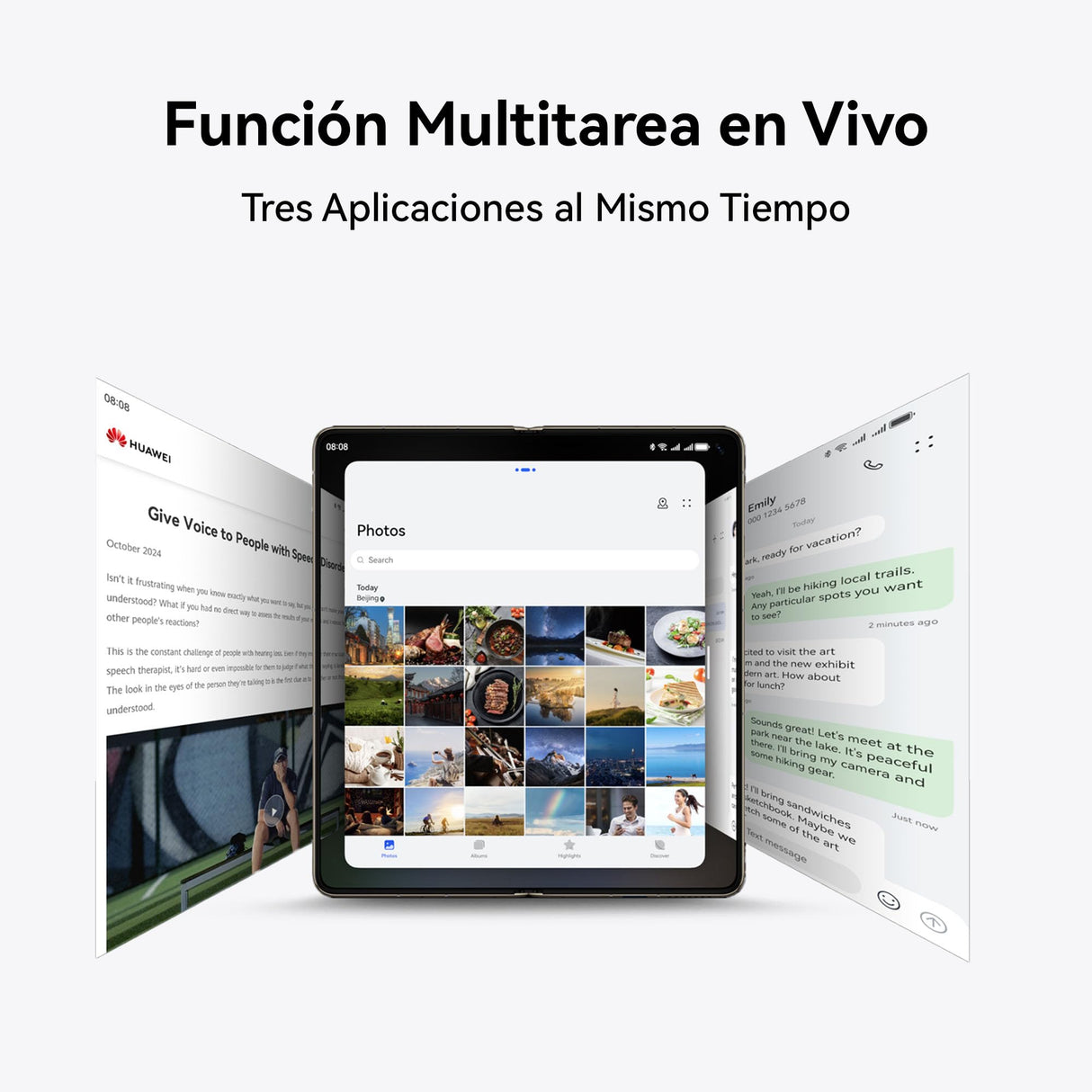 HUAWEI Mate X6, 12+512G, Smartphone Plegable Compacta, Ultradelgado y Resistent, Cámara Ultra Chroma, Cristal Kunlun de 2.ª Generación, Pantalla X-True, 5110 mAh, Nebula Red