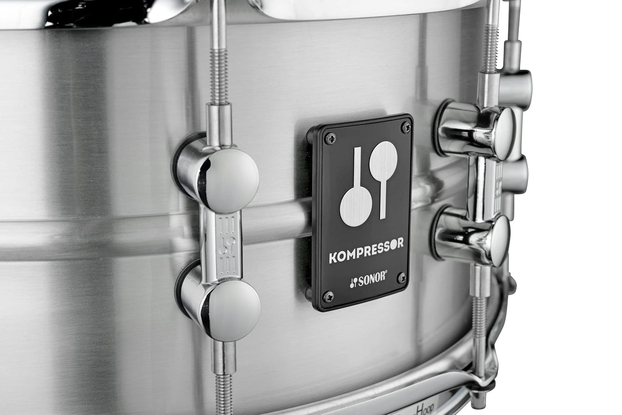 Sonor SDA Kompressor Snare 14"x5,75" Aluminio - Caja transparente