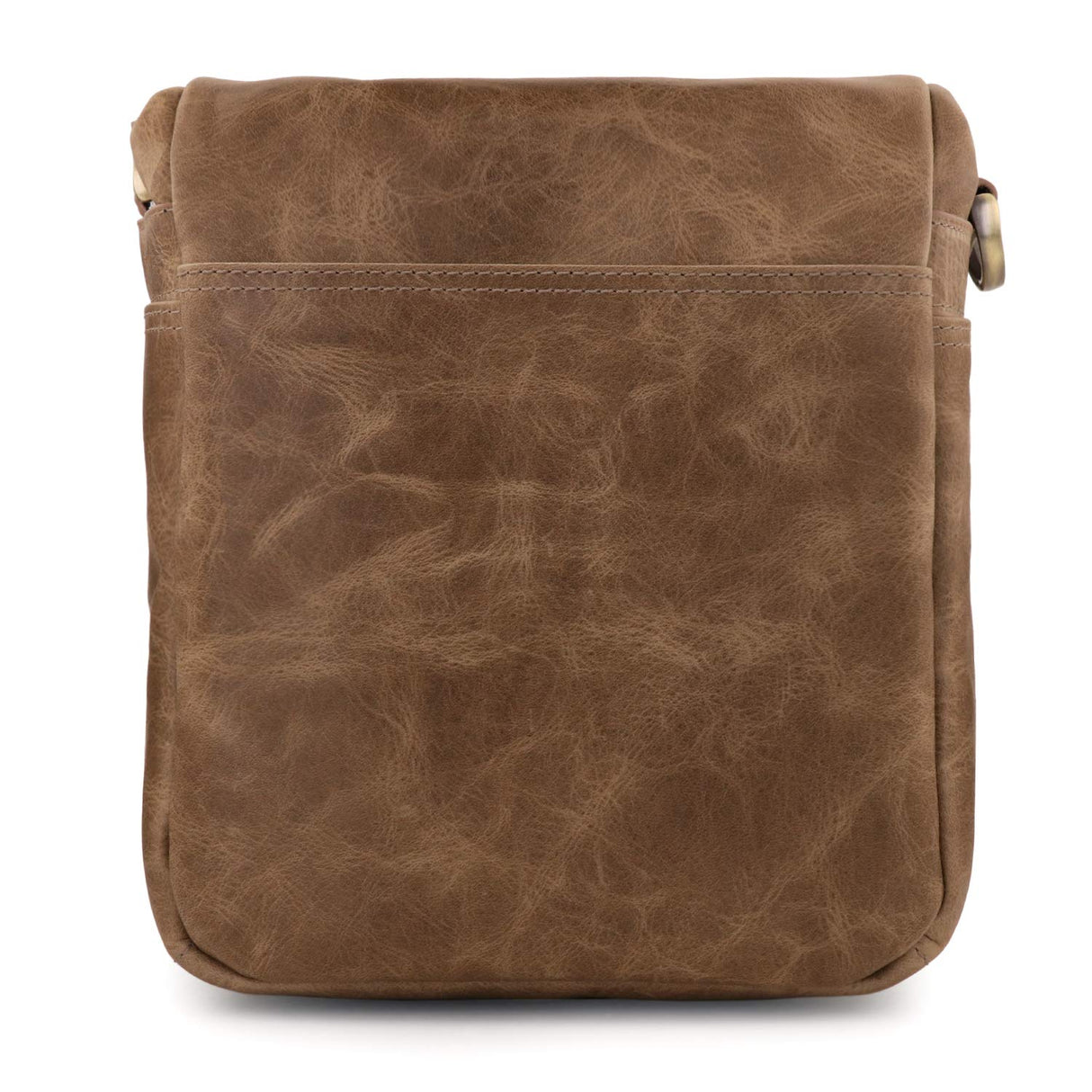 Megagear Mg1702 Torres Mini - Funda de Piel para Cámaras Réflex y de Fotos Réflex, Marrón Grisáceo