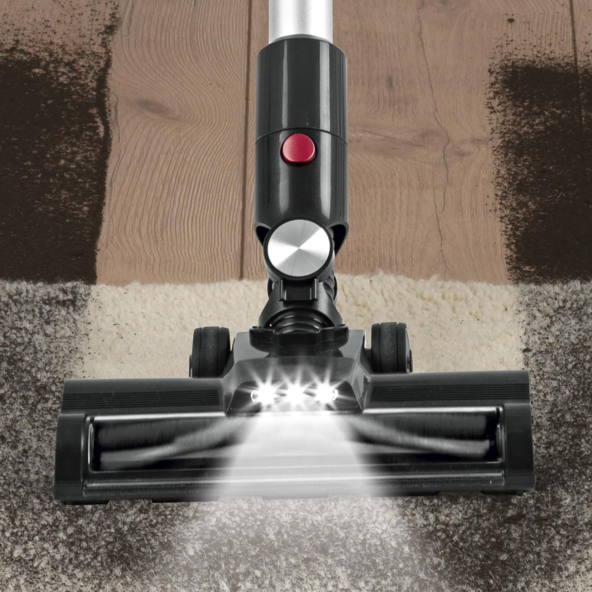 CLEANmaxx Aspirador inalámbrico para Manos y Suelos | Antialérgico Gracias al Triple filtrado | Ideal para alfombras, Asientos de Coche, teclados, etc. | Tiempo de Funcionamiento hasta 40 min.
