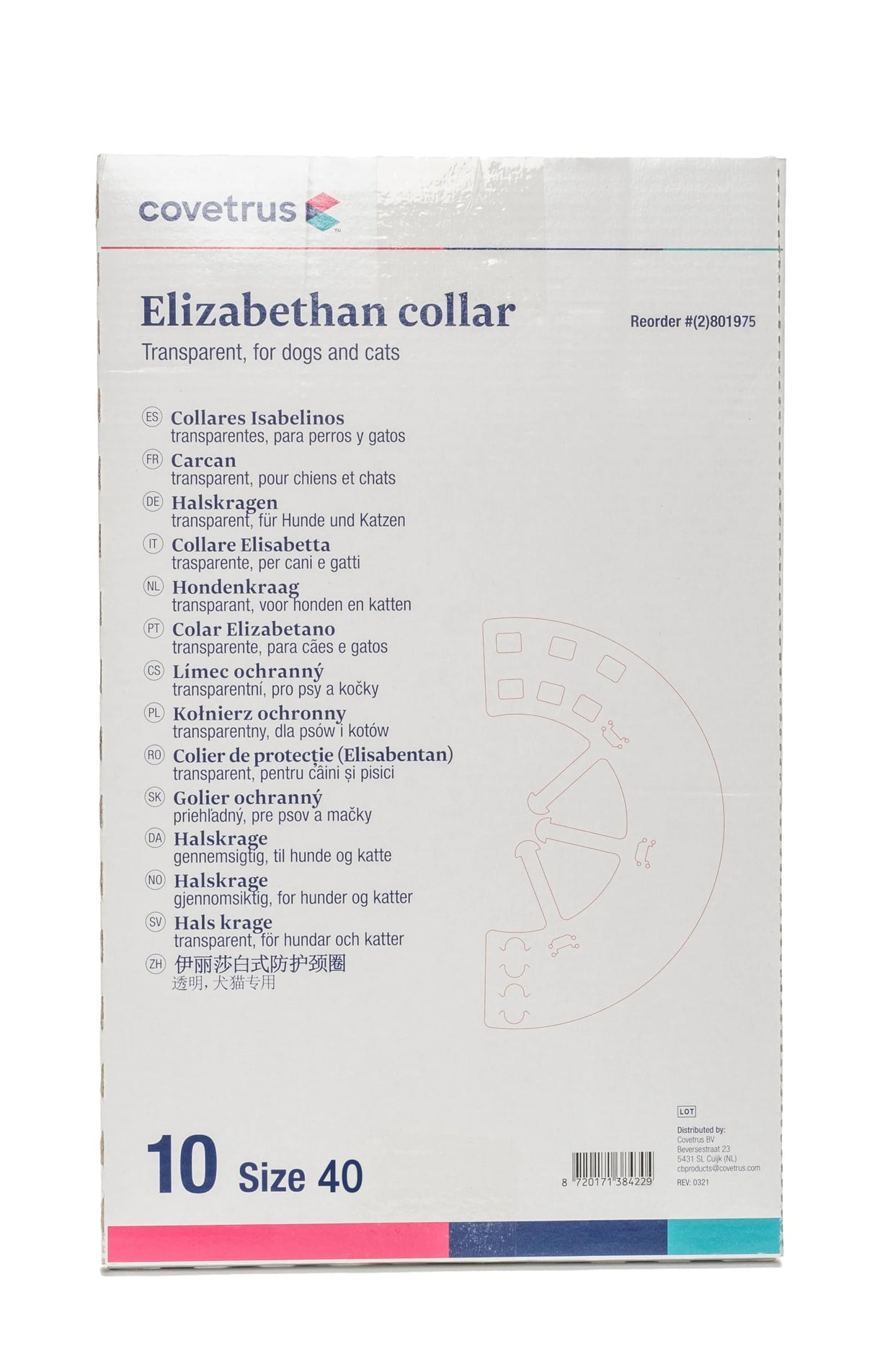 COVETRUS Collar ISABELINO 40CM 10UDS