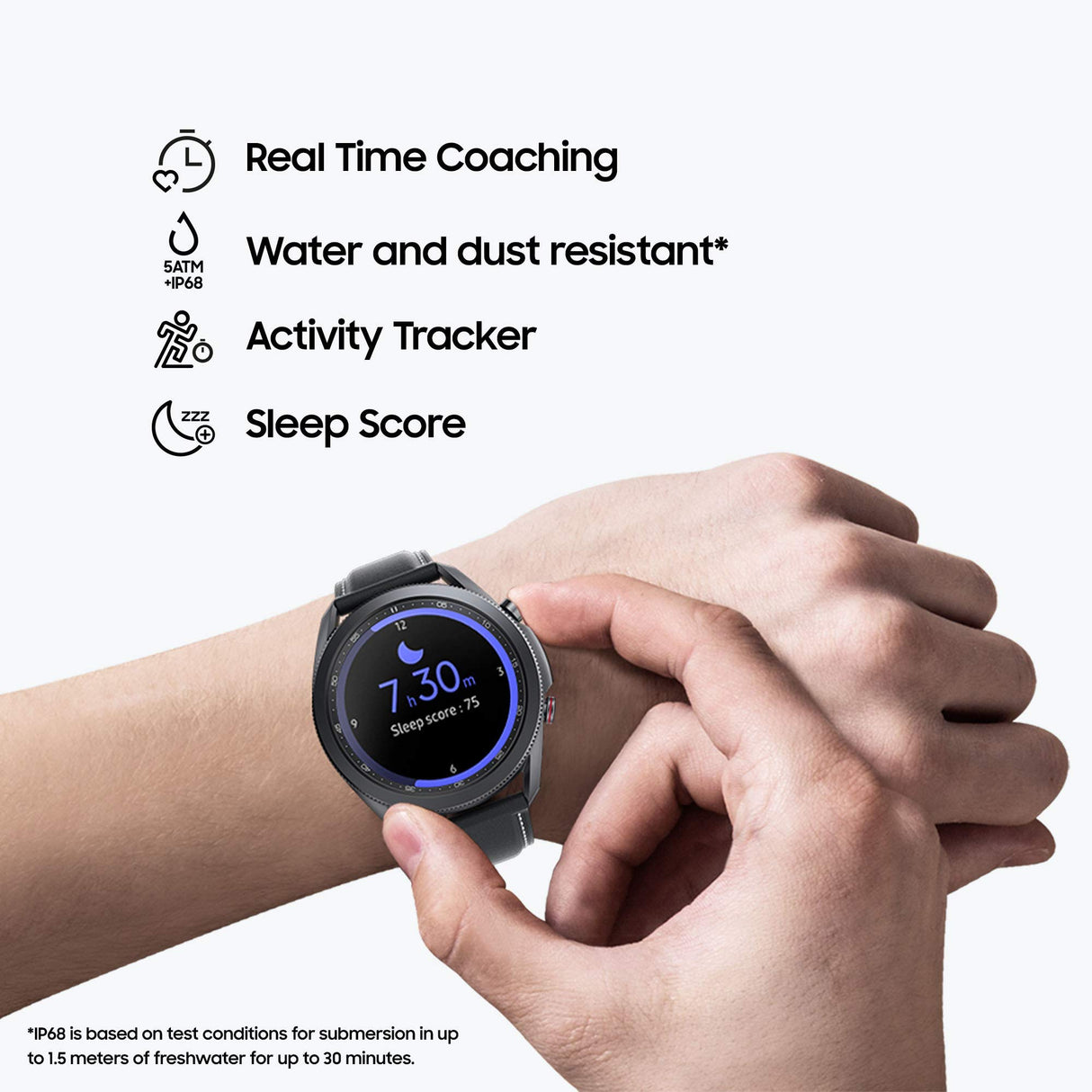 Samsung Galaxy Watch 3 (LTE) 45mm - Smartwatch Mystic Black
