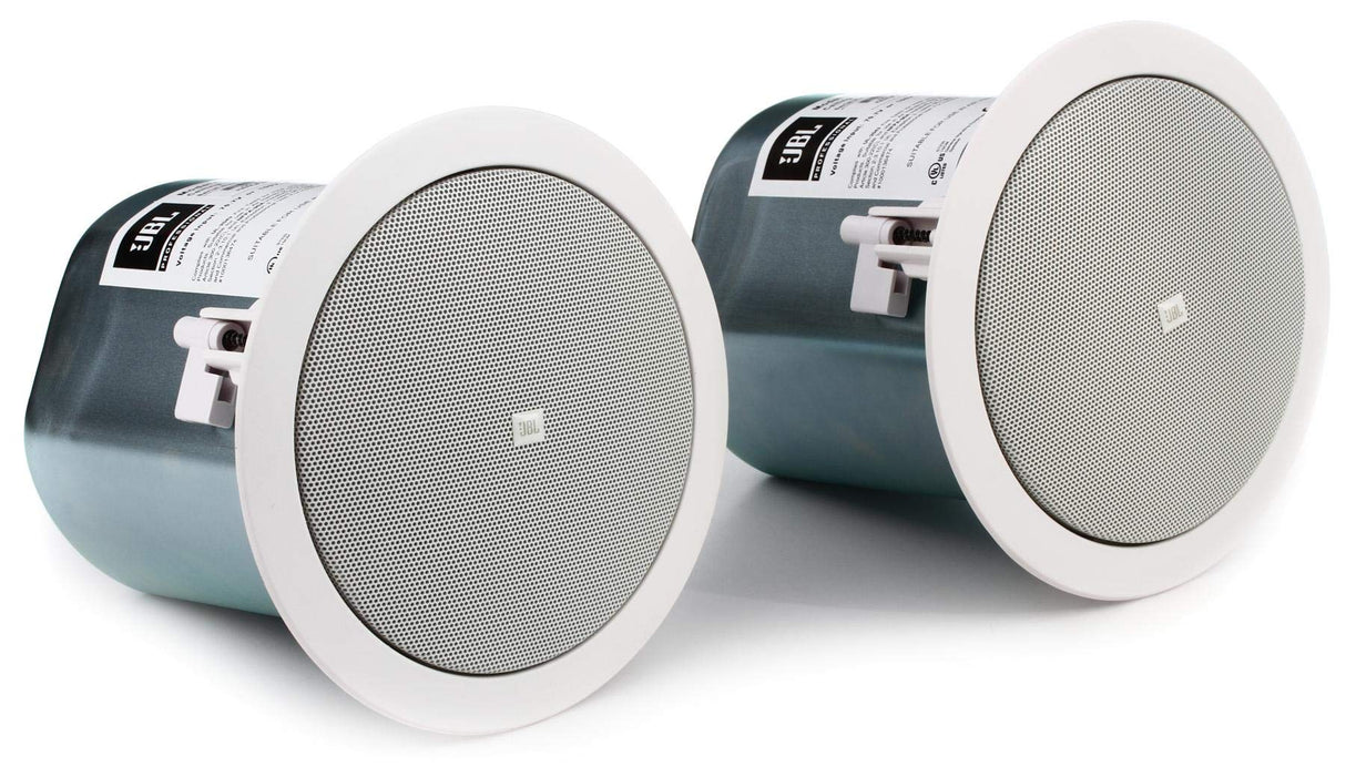 JBL Professional Control 24CT-BK- Altavoz de Techo de Fondo/Primer Plano, 4 Pulgadas
