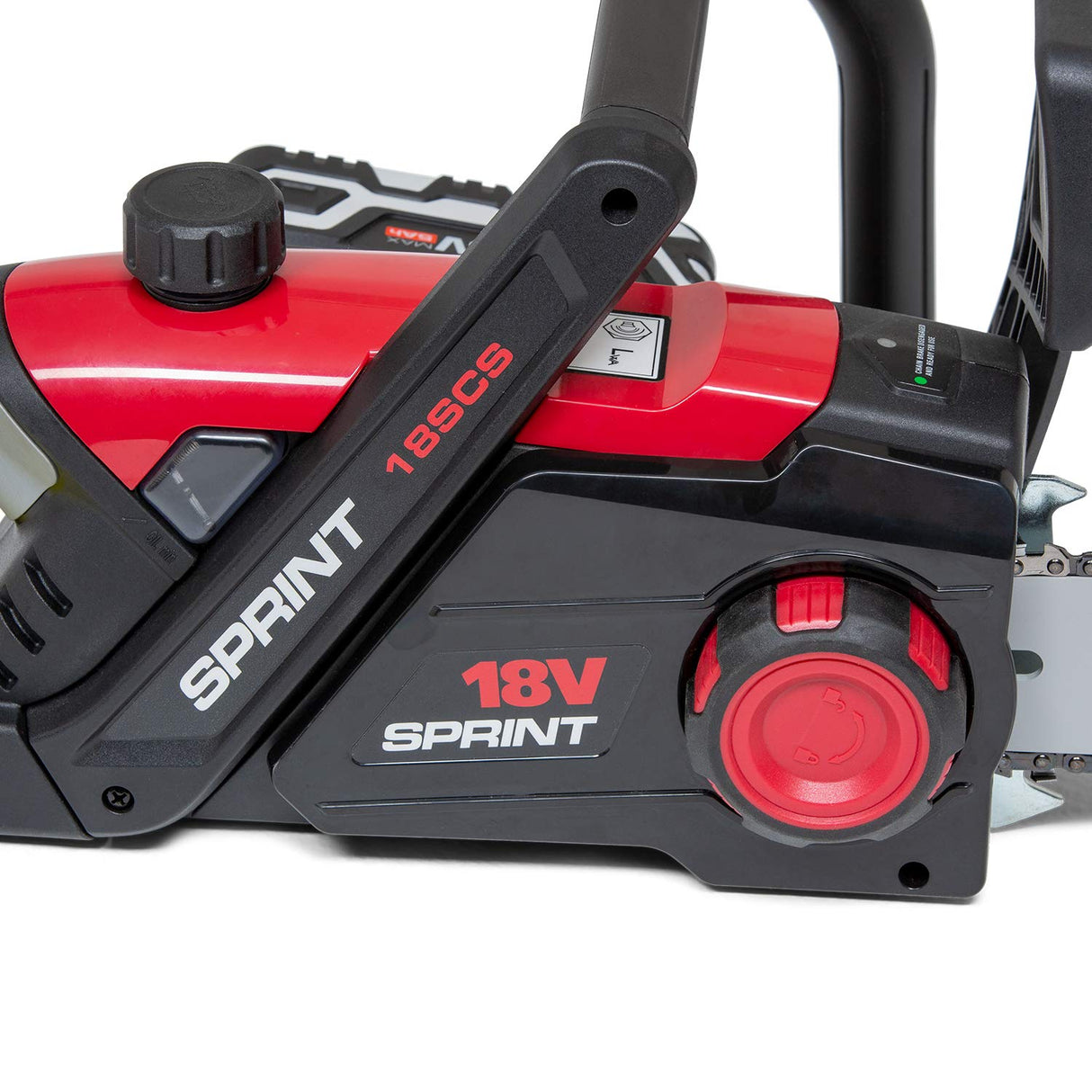 Sprint 18SCSK 18V Lithium-Ion 25cm Kit Motosierra sin cuerda, Powered by Briggs & Stratton, 600W Motor, 5.0Ah batería y cargador incluído, 1688109