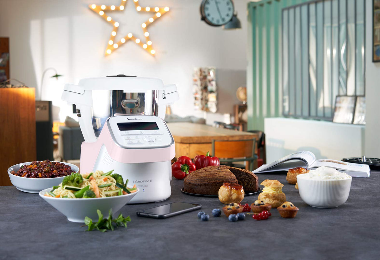 Moulinex Pâtisserie i-Companion XL Edition Pastelería, No aplicable, Blanco
