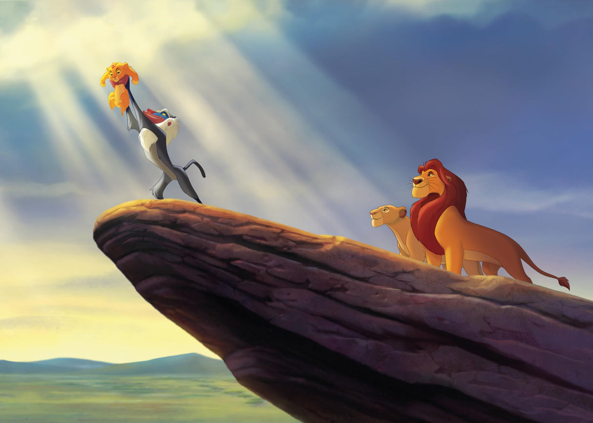 Komar WTD - Papel pintado fotográfico para habitación infantil (350 x 250 cm), diseño de El Rey León de Disney