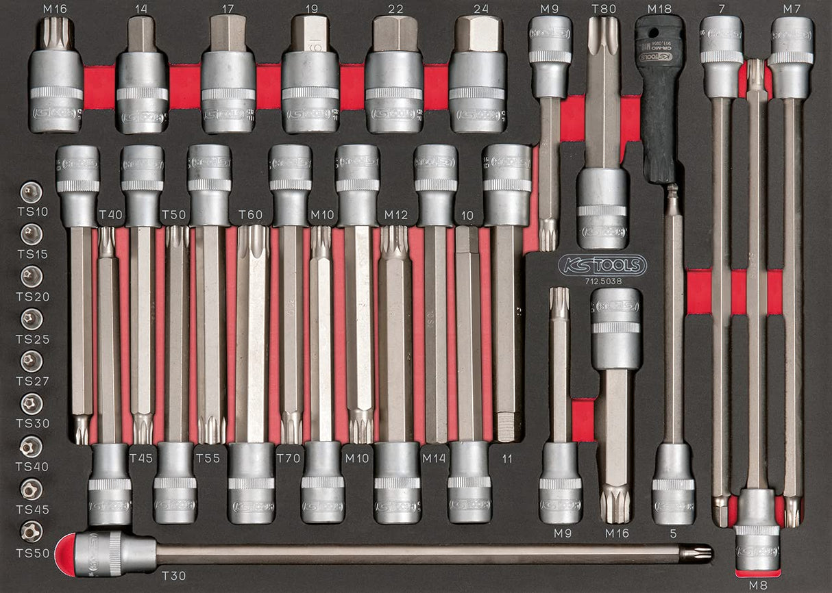 KS Tools 714.0330 Composición de 354 herramientas pl 8 cajones para carro