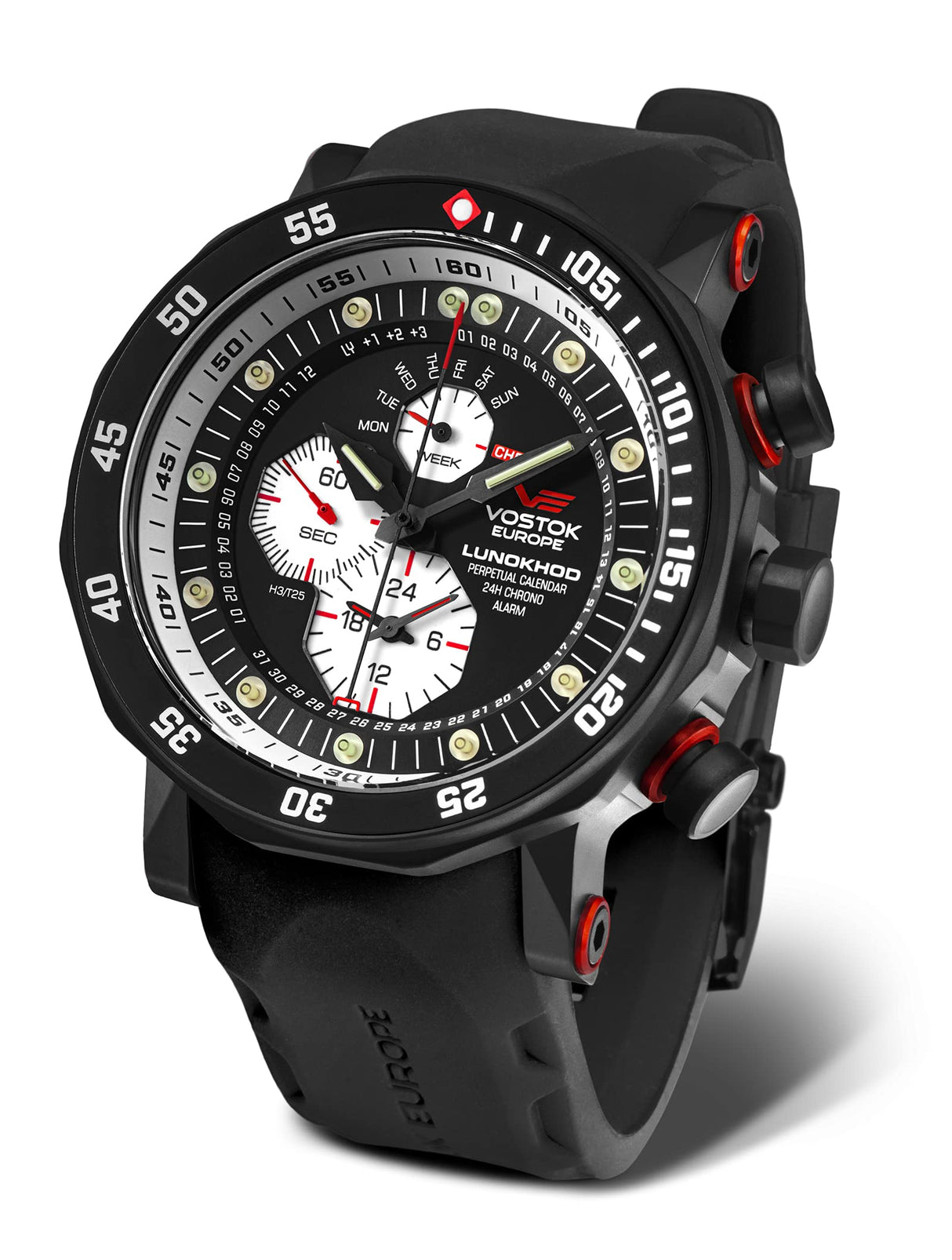 Vostok Europe Reloj Analógico para Hombres de Automático con Correa en Cuero YM86-620C635