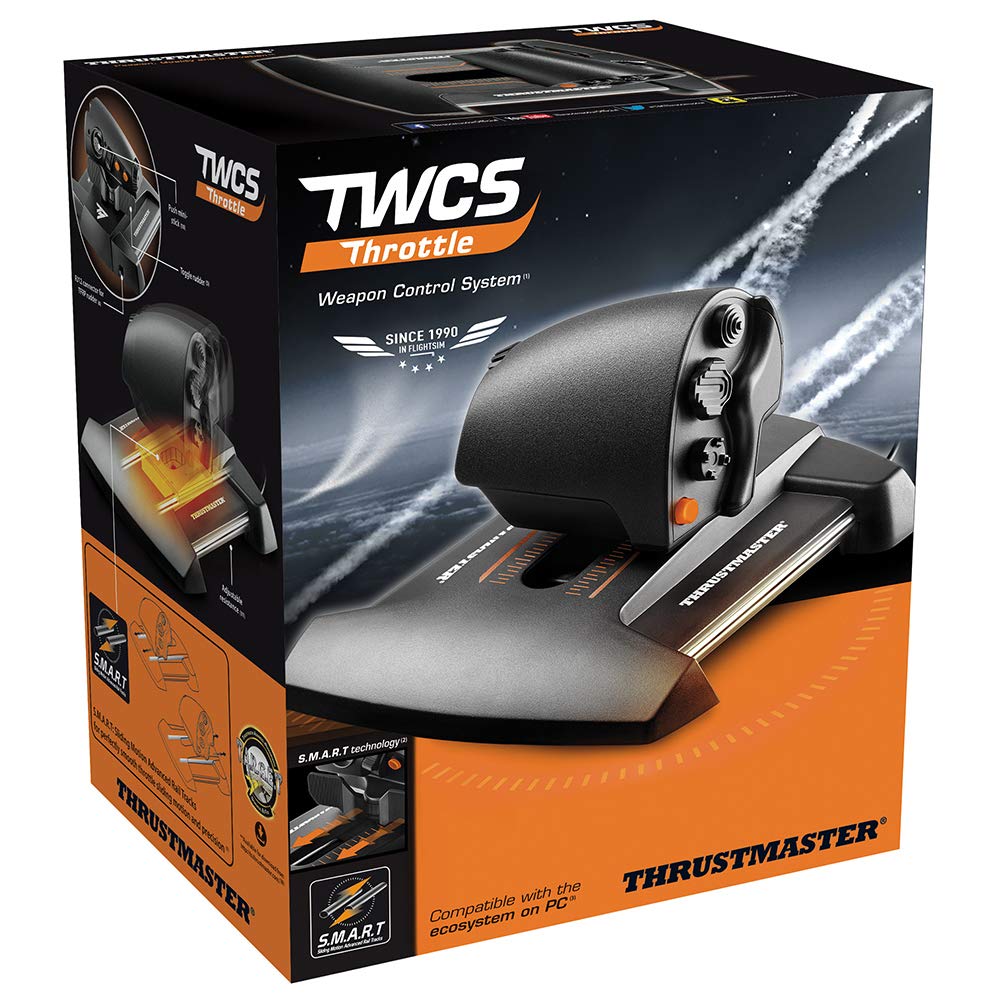 Thrustmaster TWCS Throttle - Mando de potencia TWCS (Thrustmaster Weapon Control System) para PC