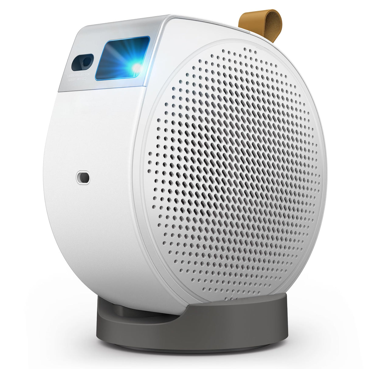 BenQ GV50 proyector láser portátil de Techo 1080p con Base de trípode | Proyección con ángulo Giratorio | 500 lúmenes | Altavoz Bluetooth 18W | Google TV | Chromecast y AirPlay | Enfoque automático