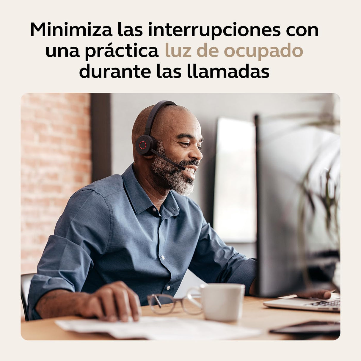 Jabra Evolve 65 TE MS - Auriculares Inalambricos Bluetooth, Cascos Inalambricos Bluetooth con 30m Rango, 16h Batería, conectividad USB-A y USB-C, se Conecta a Dos Dispositivos - Negro