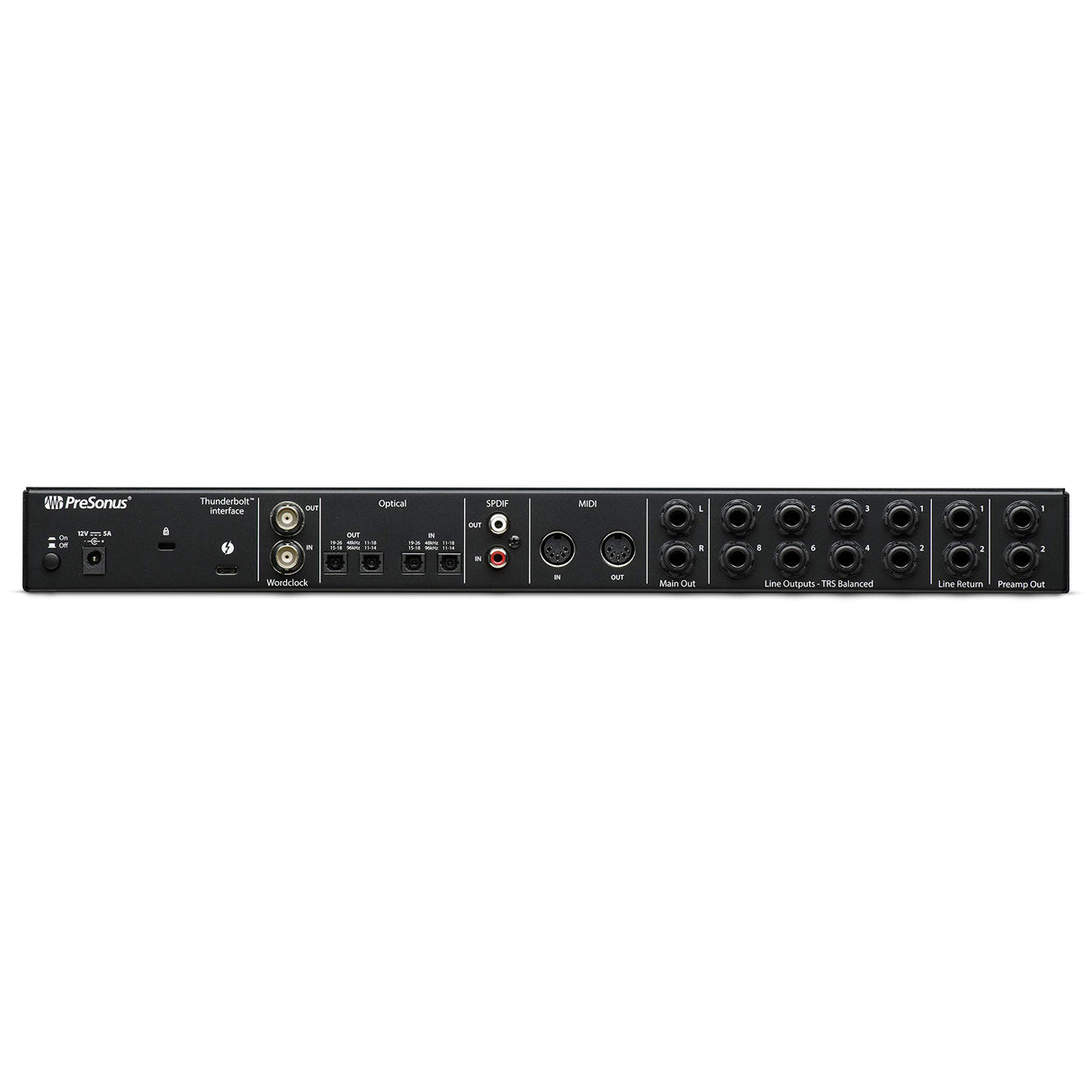 PreSonus Quantum 2626 Interfaz de Audio Thunderbolt 3, 26x26 con Software