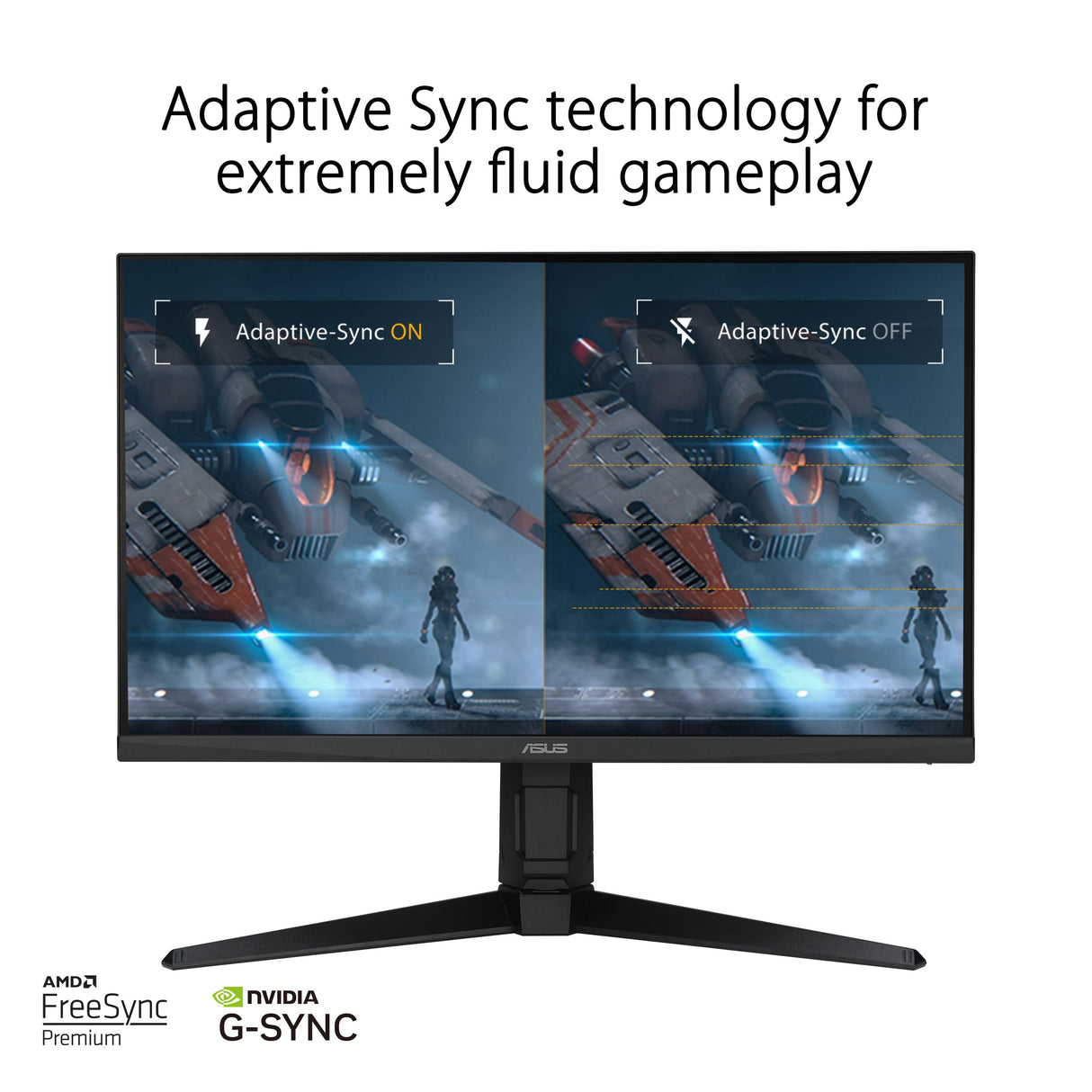 ASUS TUF VG27AQL3A Monitor Gaming 27" (QHD, 180 Hz, Fast IPS, ELMB Sync, Freesync Premium™, compatible con G-Sync, VESA AdaptiveSync Display 180 Hz, Variable Overdrive, 130 % sRGB, DisplayHDR™ 400)