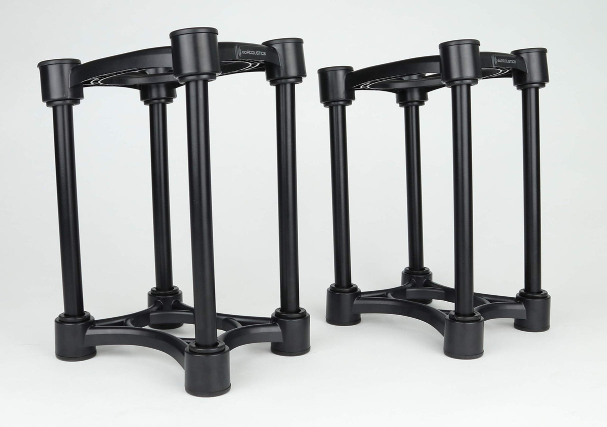 IsoAcoustics ISO-Stand Series Speaker Isolation Stands with Height & Tilt Adjustment: Iso-130 (13 x 15.2 cm) Pair
