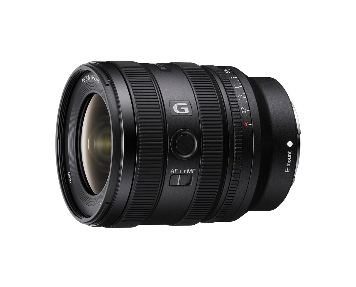 Sony FE 16-25mm f/2.8 G, Objetivo Zoom Gran Angular Full-Frame (SEL1625G). Compatible con Las cámaras Sony Alpha A7C, ZV-E, A7M4