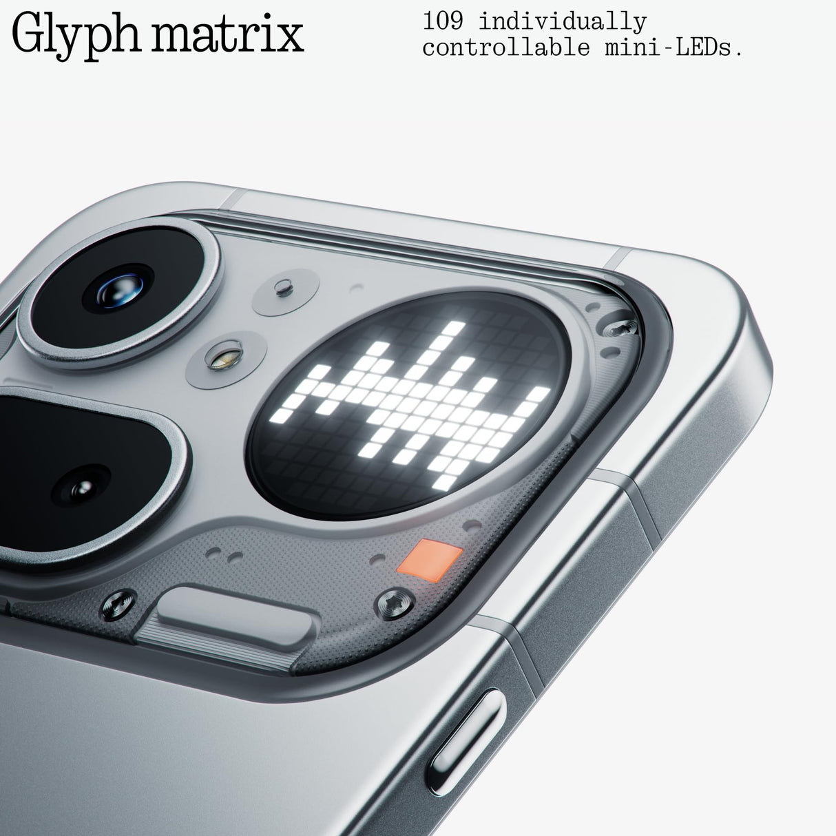 Nothing Phone (4a) Pro - Triple Cámara 50MP, Ultra Zoom 140x, Smartphone Unibody Metal, Batería Larga Duración, Carga Rápida 50W, AMOLED 144Hz, Glyph Bar, 12GB+256GB - Plata